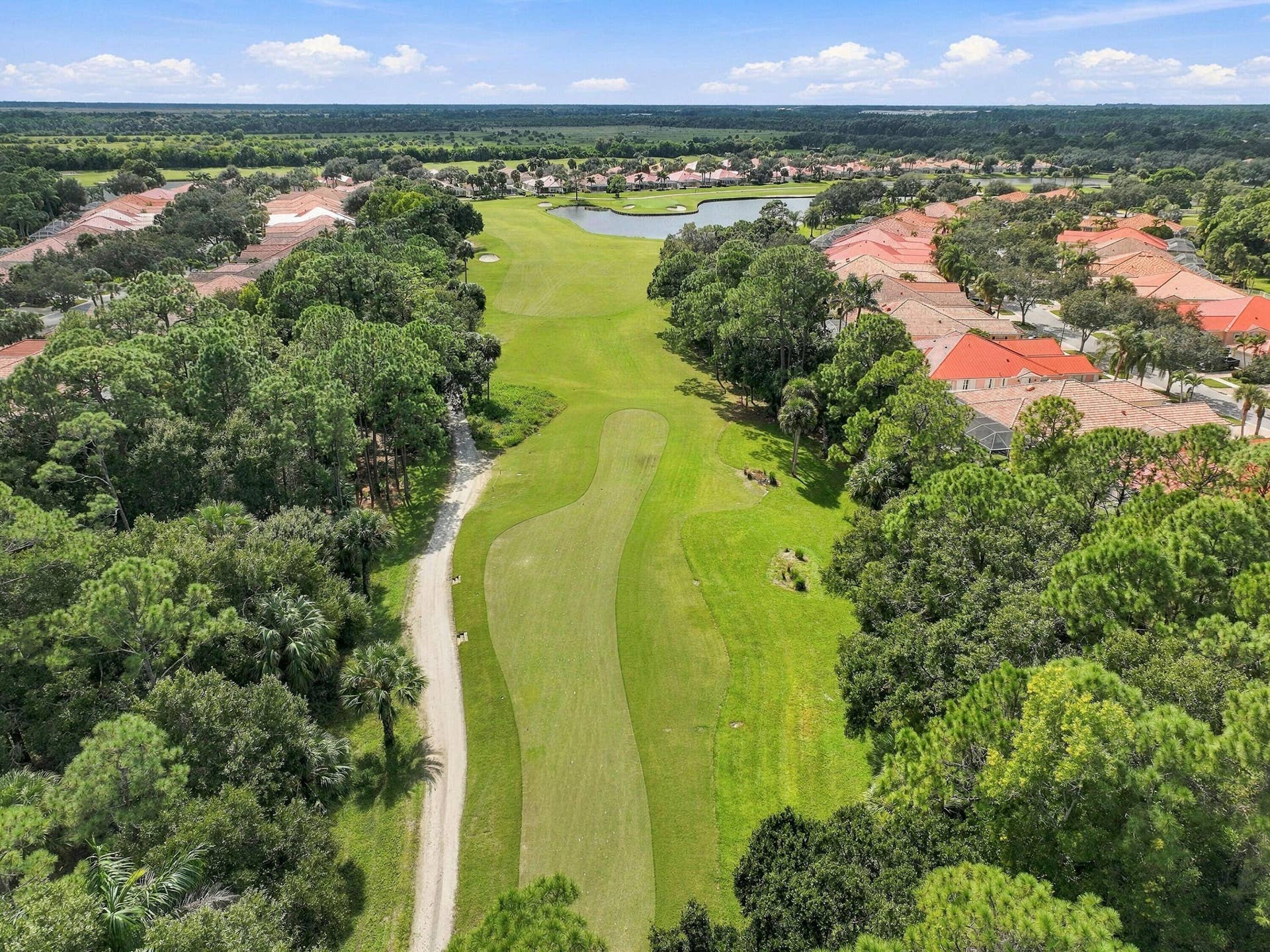 Home away from the golf ball flight path