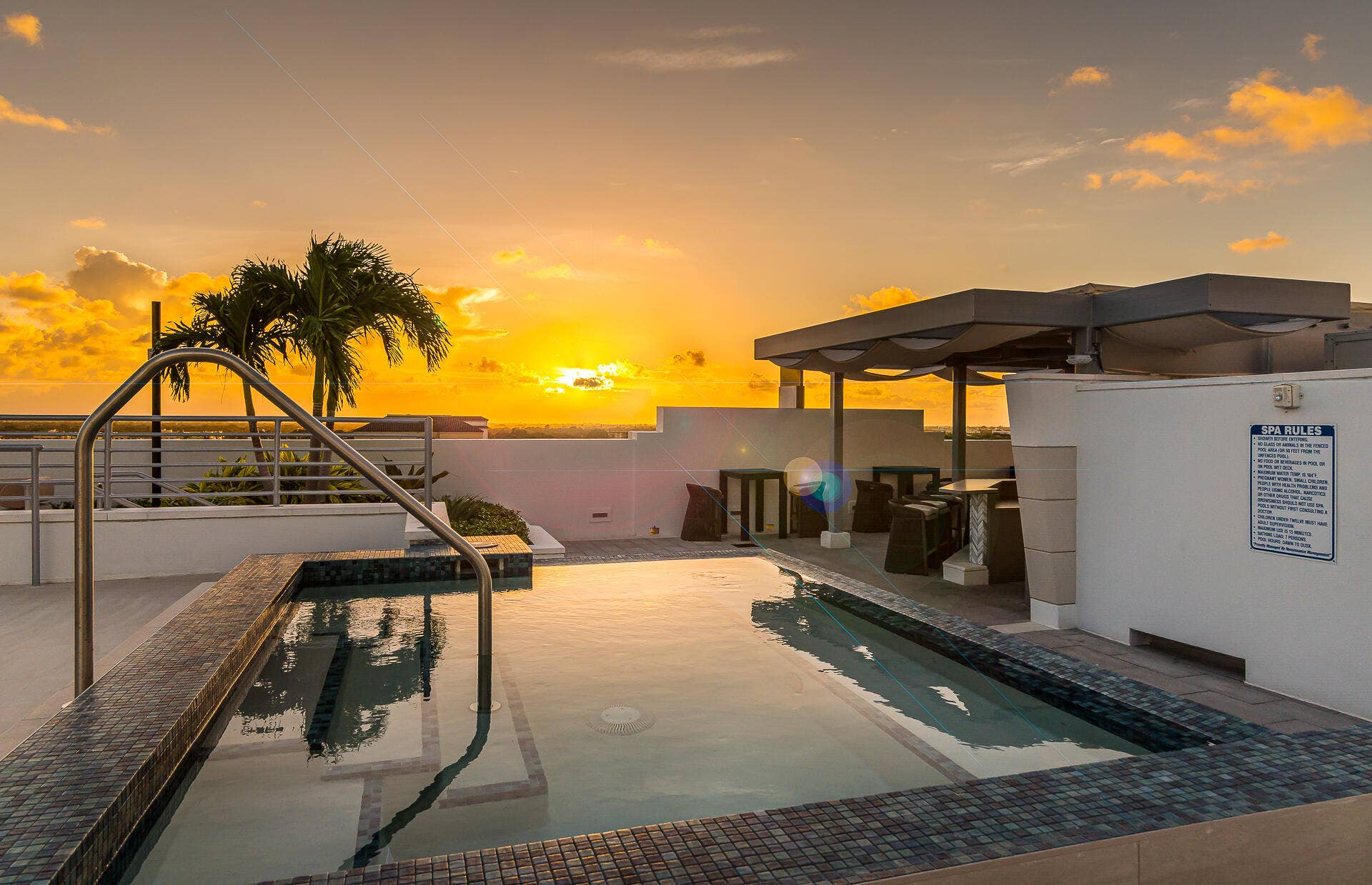 155 E Boca Raton Road, #418, Boca Raton, FL 33432 28 Rooftop Sunset