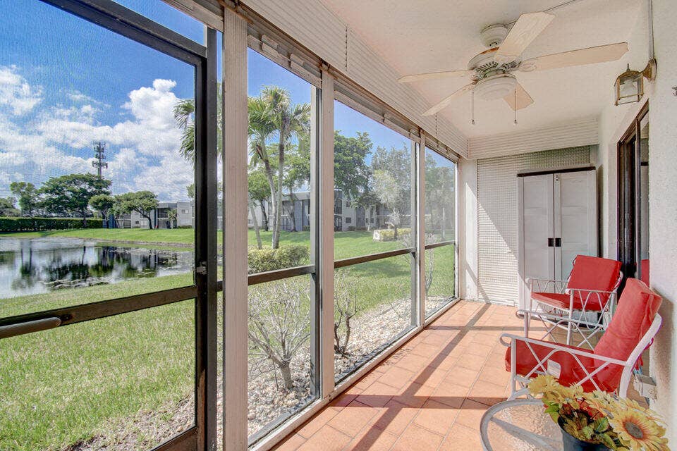 15054 Ashland Way, #81, Delray Beach, FL 33484 Screened lanai