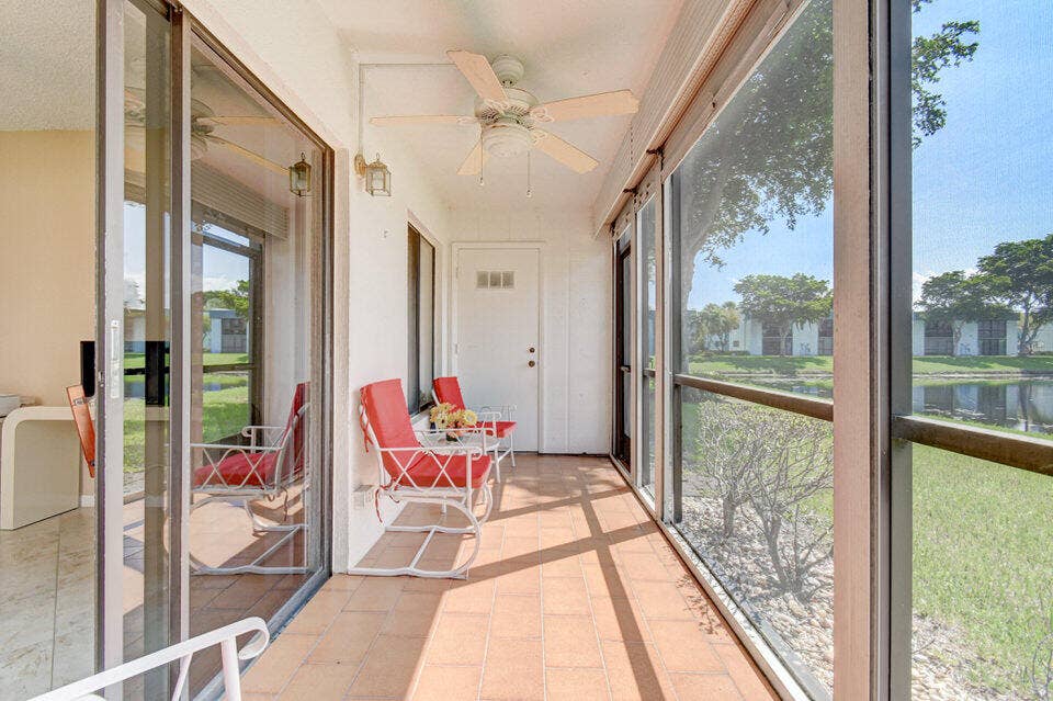 15054 Ashland Way, #81, Delray Beach, FL 33484 Screened lanai - alternate
