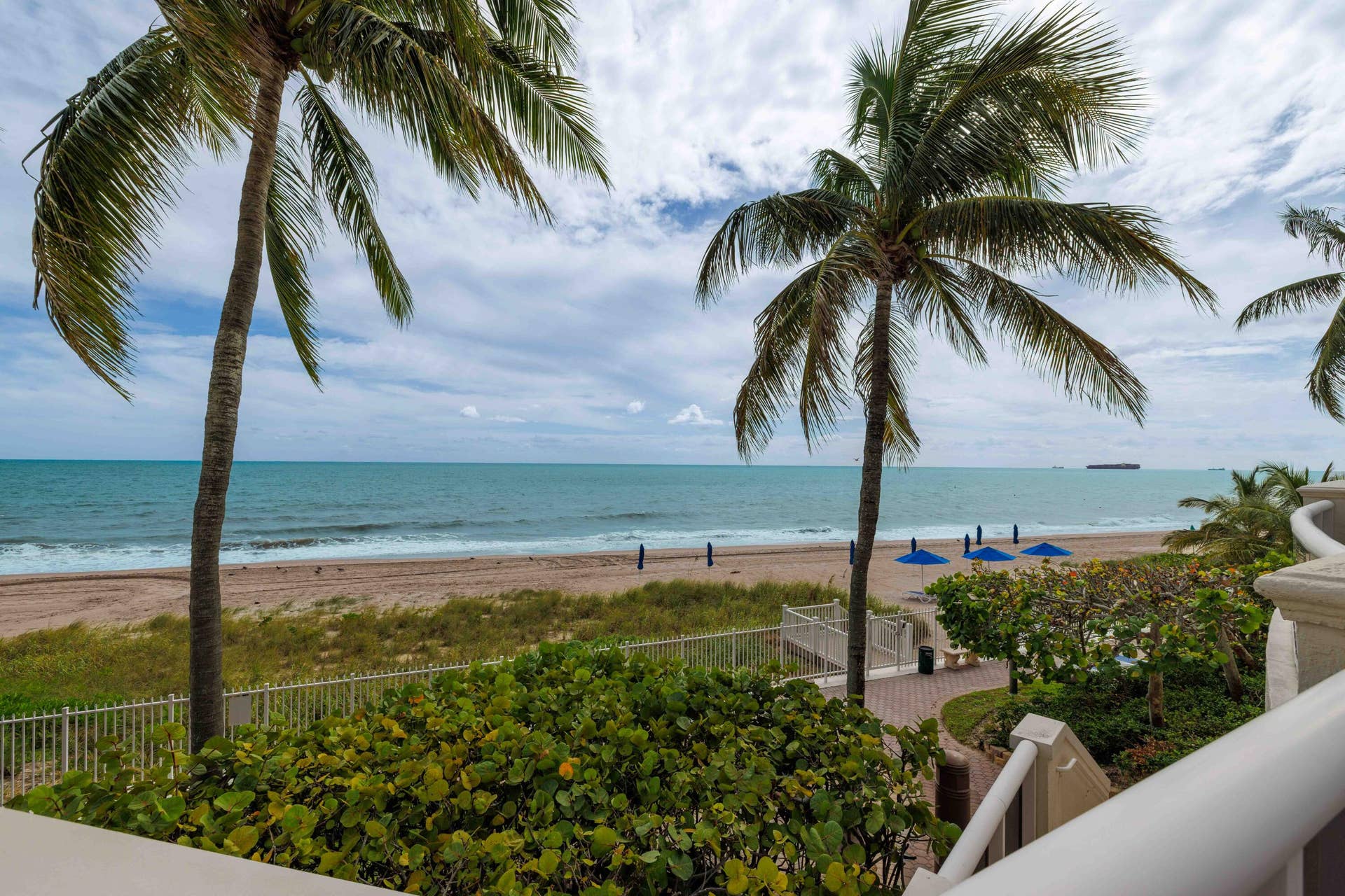 View from pool deck