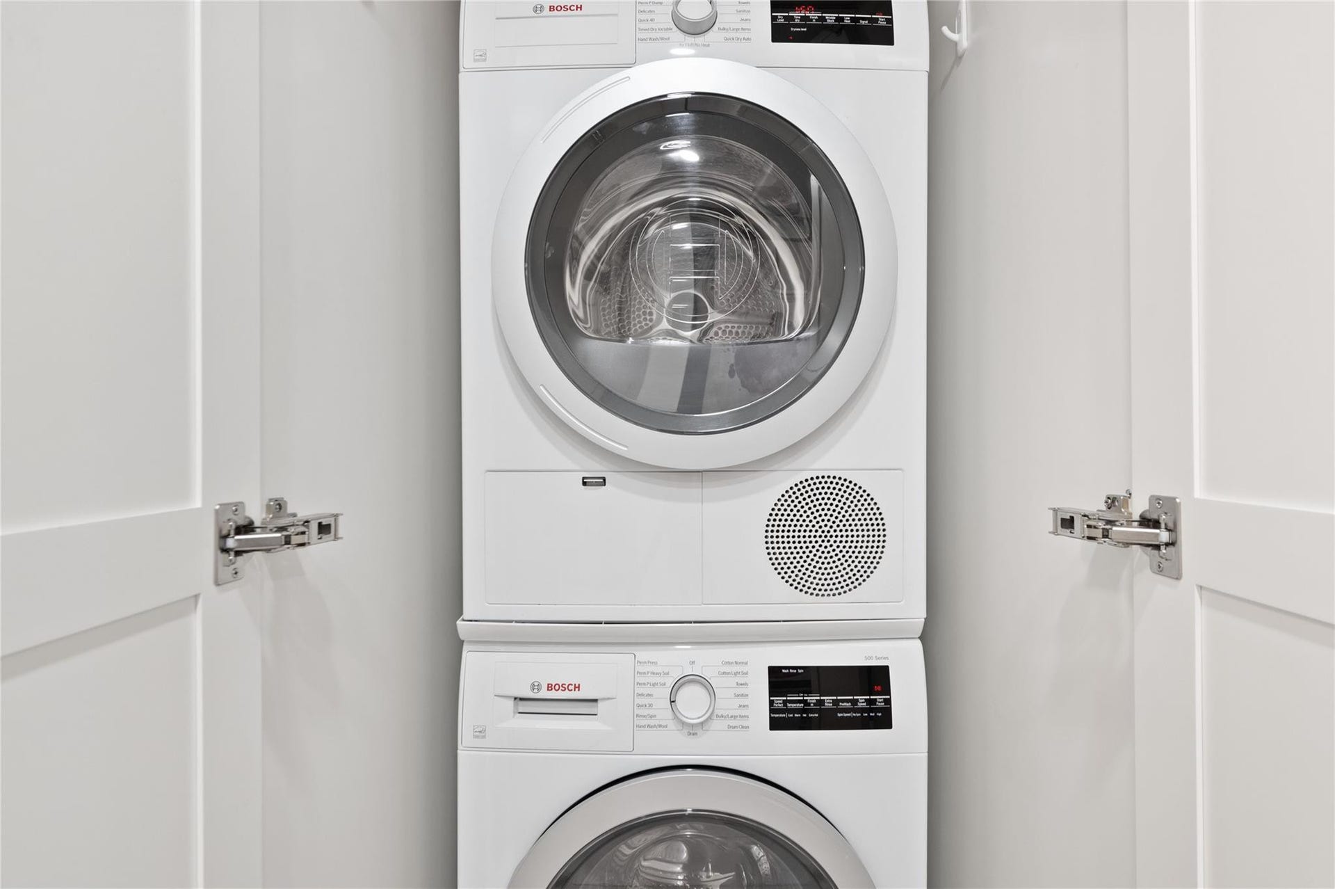 Washer and dryer in unit