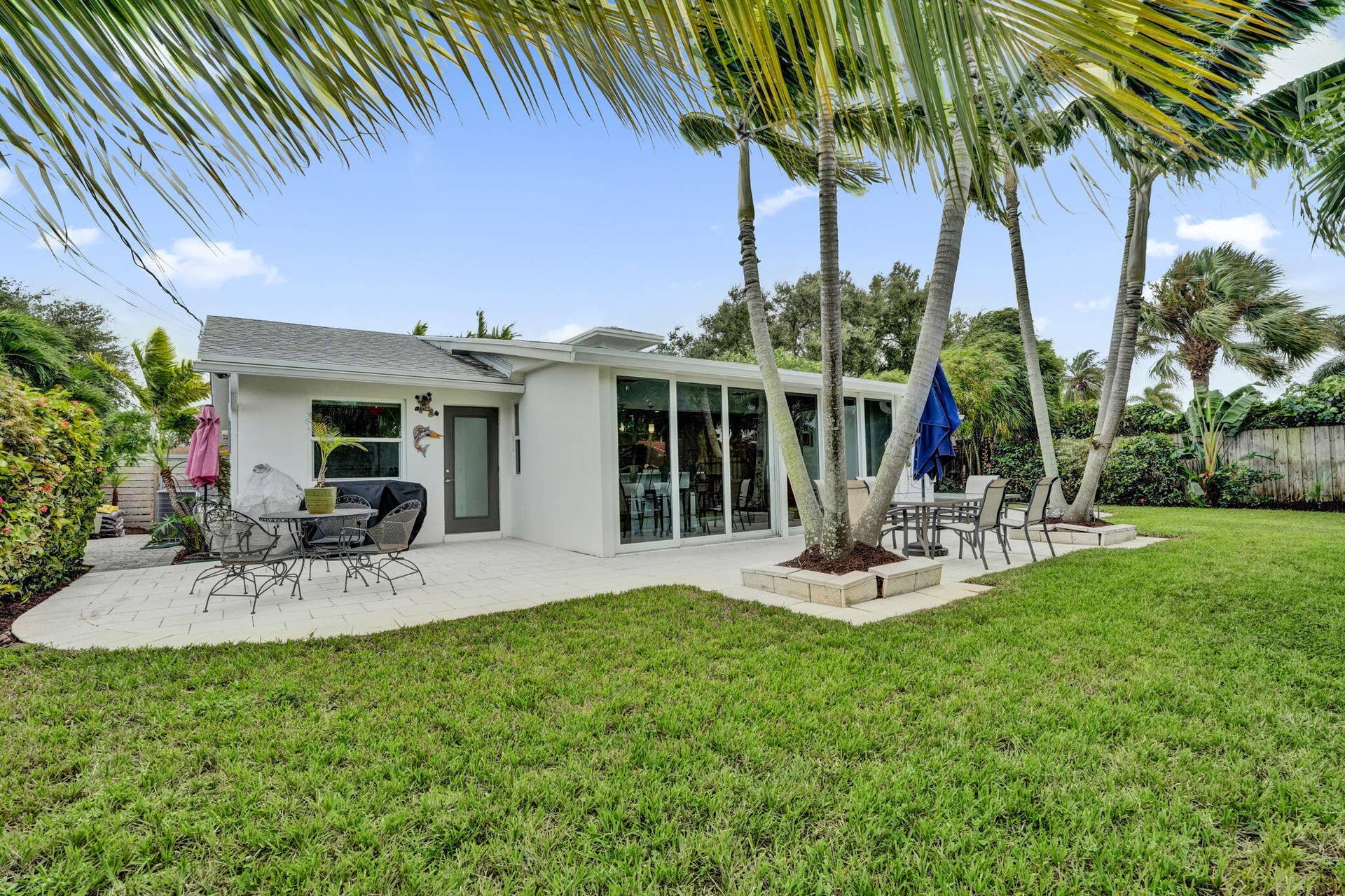 5241 NE 18th Terrace, Fort Lauderdale, FL 33308 Back of house, faces west.