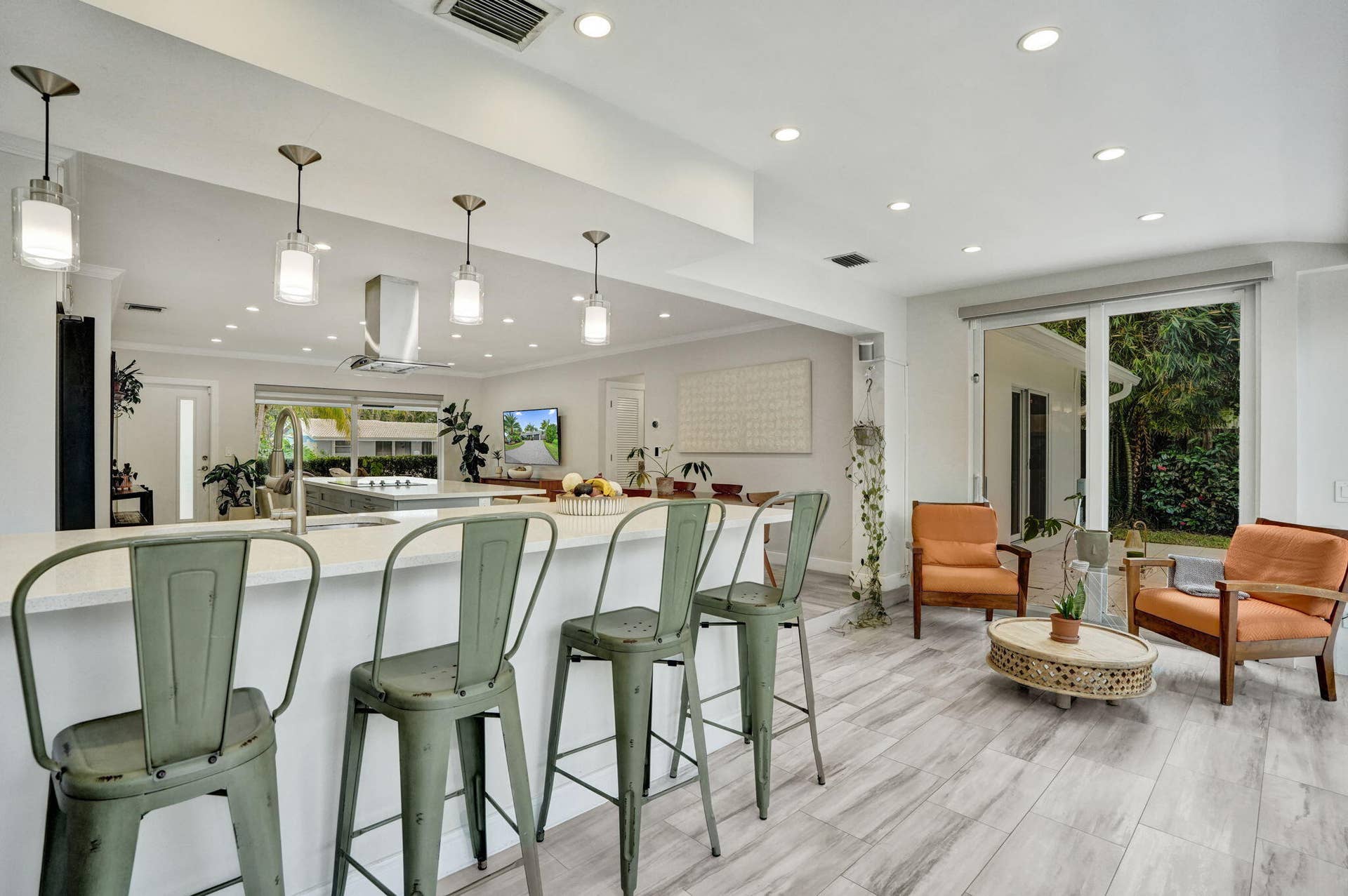 5241 NE 18th Terrace, Fort Lauderdale, FL 33308 Very spacious entertainment area.
