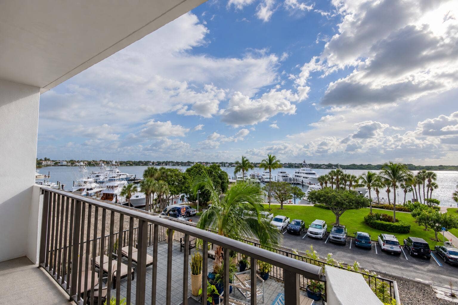 1200 MARINE Way, #203, North Palm Beach, FL 33408 Covered Balcony View