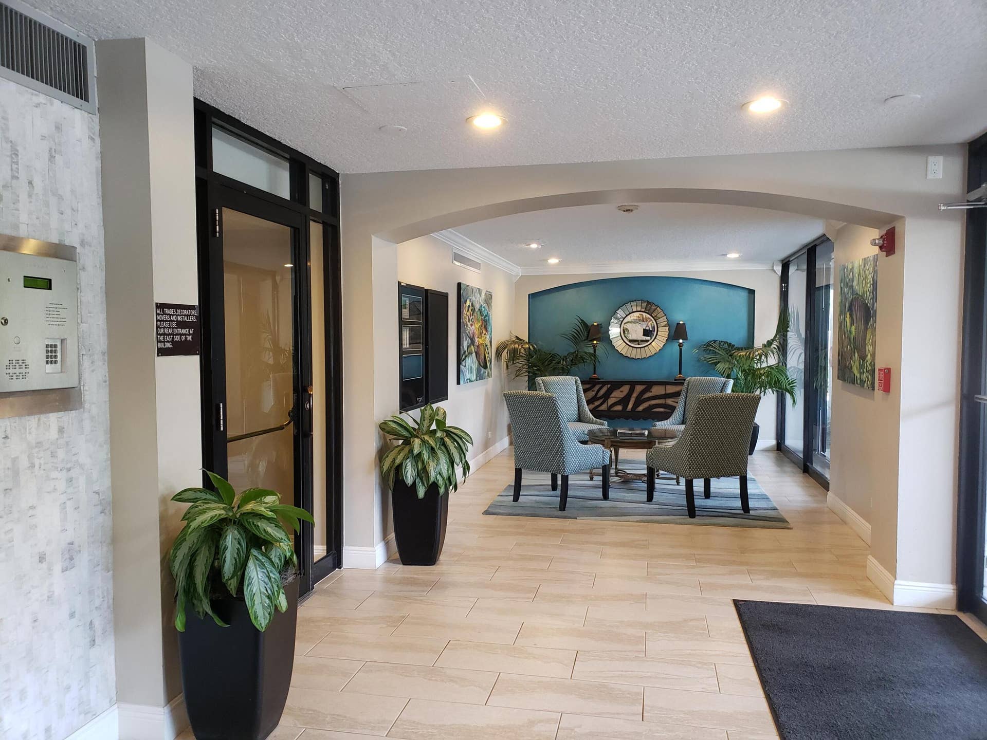 1200 MARINE Way, #203, North Palm Beach, FL 33408 Secure Lobby Entry