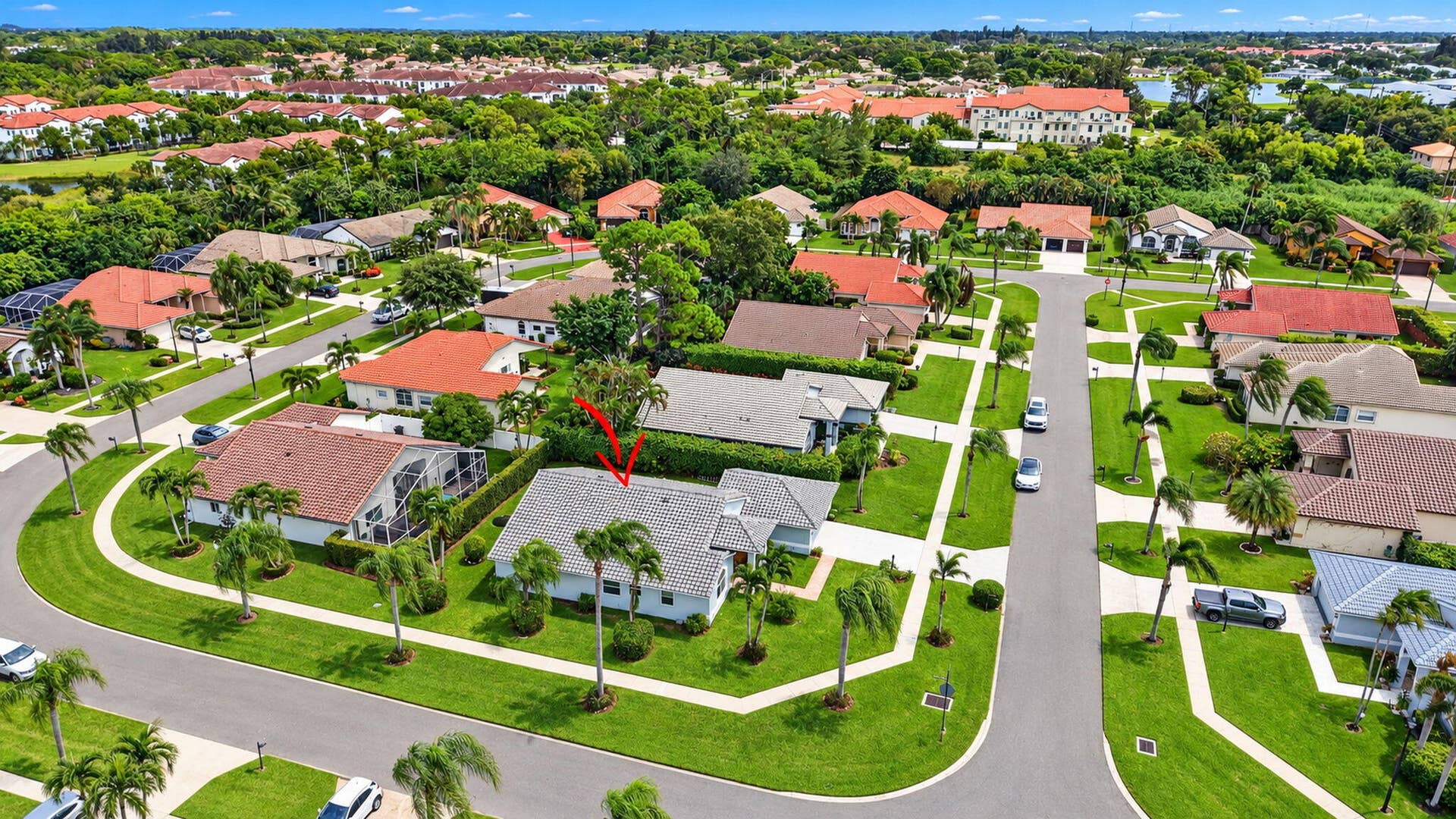 5745 Aspen Ridge Court, Delray Beach, FL 33484 Aerial