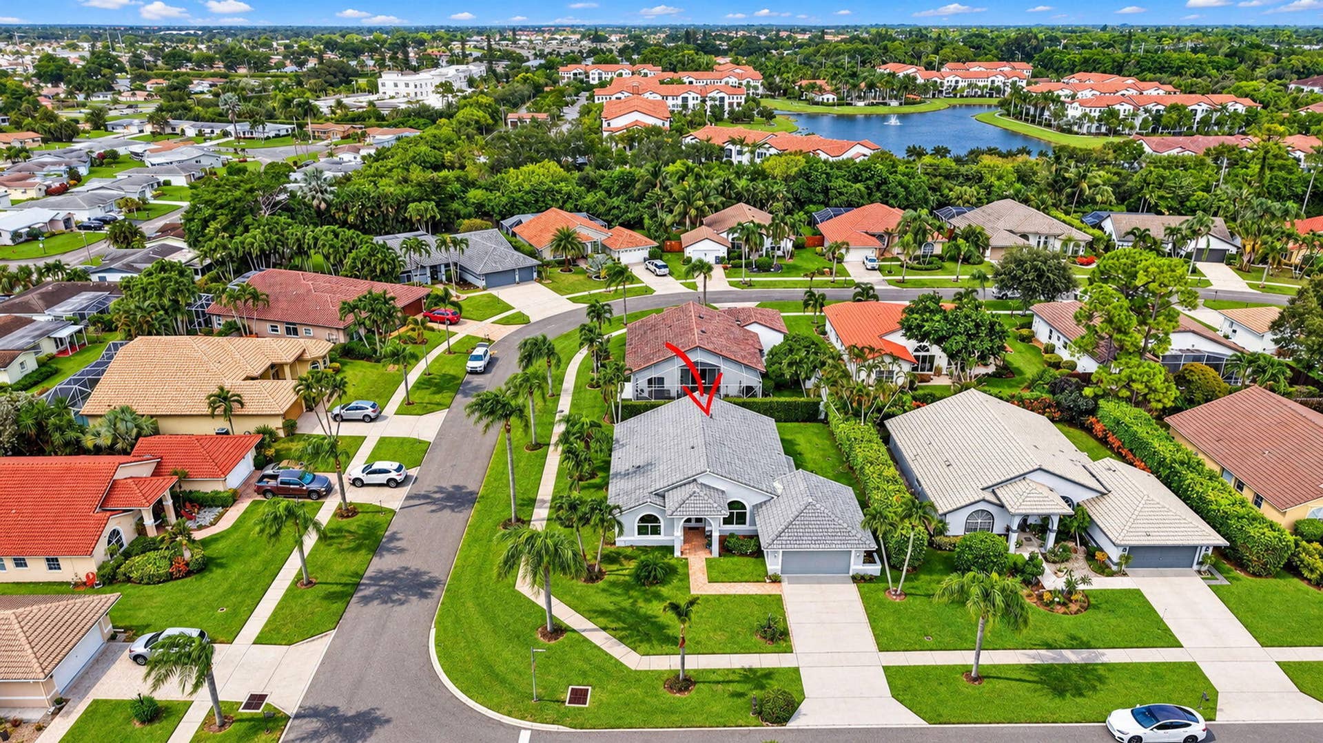 5745 Aspen Ridge Court, Delray Beach, FL 33484 Aerial