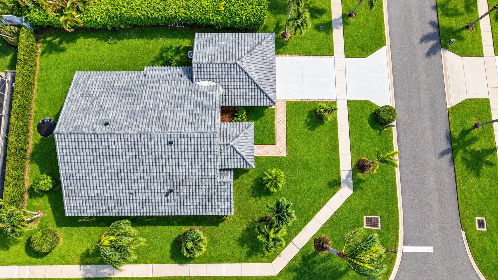 5745 Aspen Ridge Court, Delray Beach, FL 33484 Aerial Corner Lot