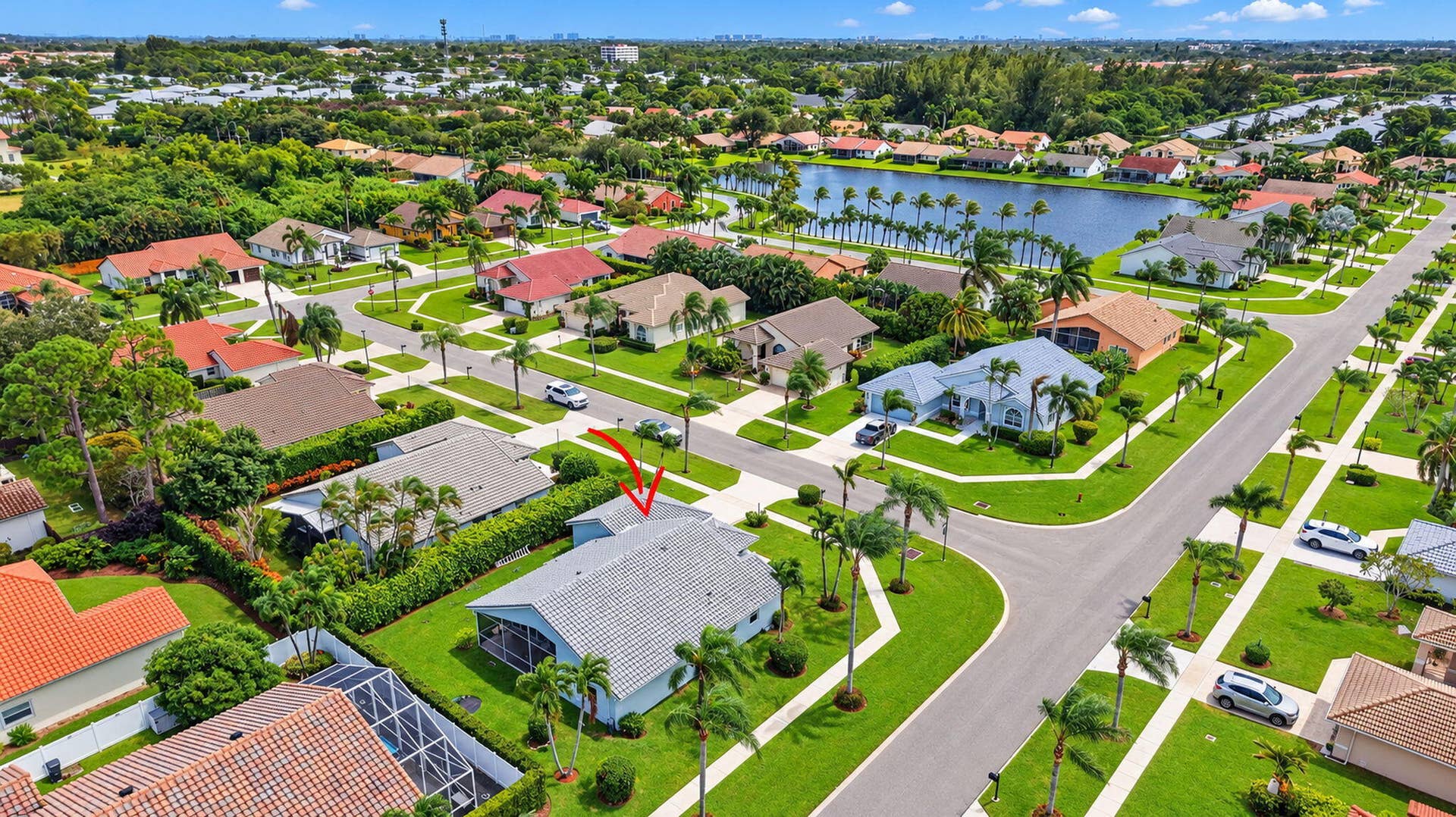 5745 Aspen Ridge Court, Delray Beach, FL 33484 Aerial