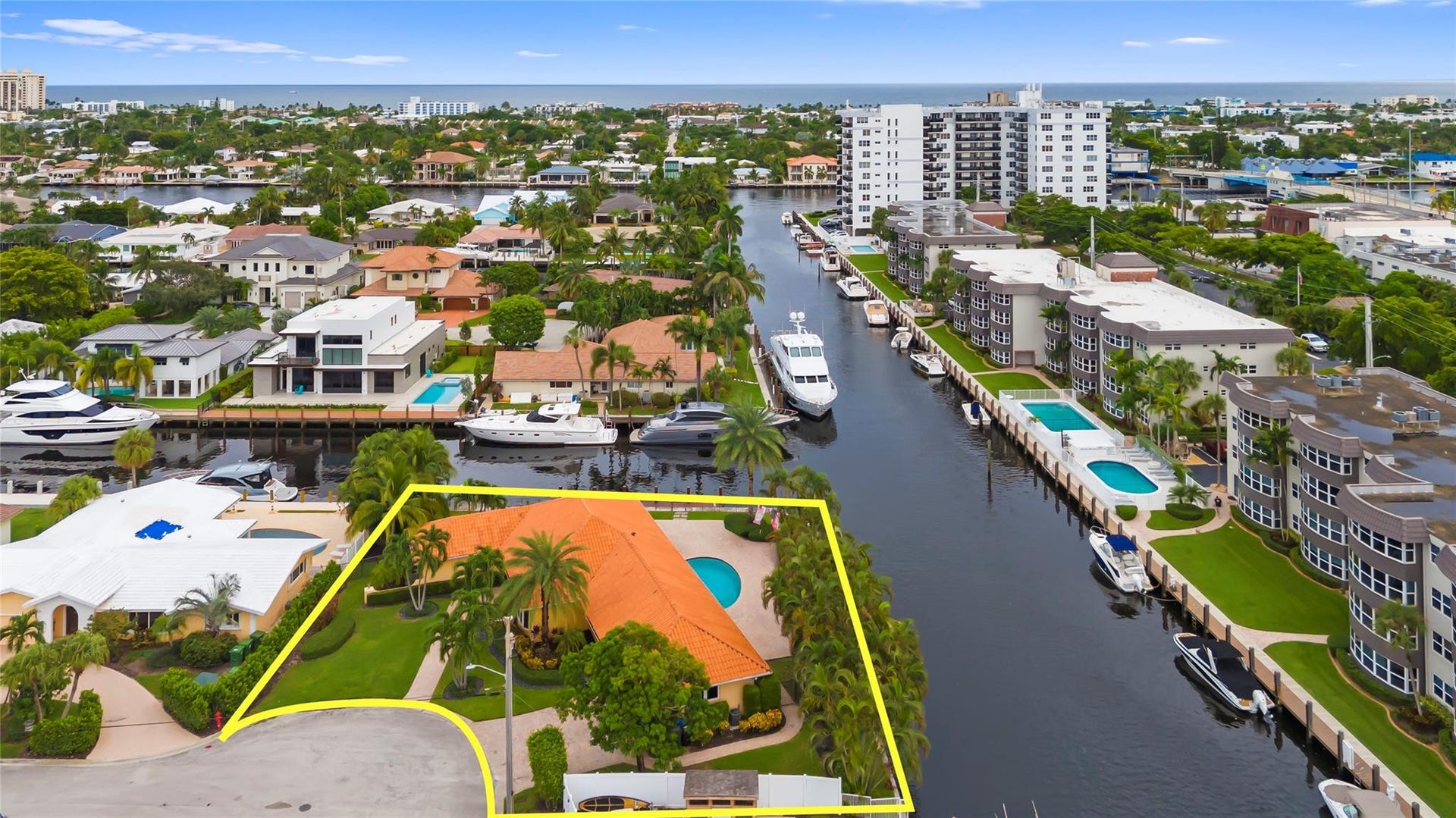 5200 NE 31ST Avenue, Fort Lauderdale, Fort Lauderdale, FL 33308 Looking East to Intracoastal and Ocean