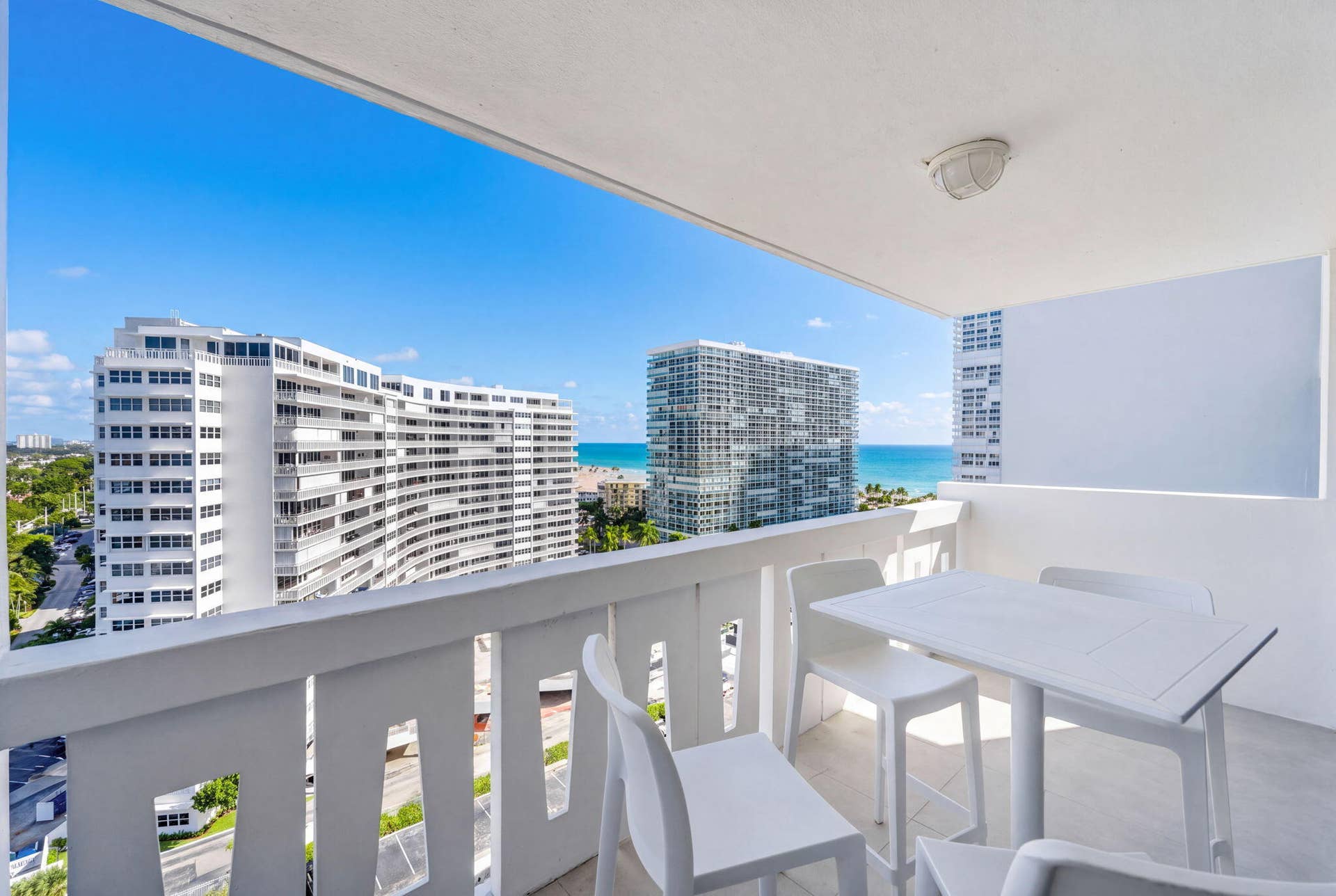 2100 S Ocean Drive, #15E, Fort Lauderdale, FL 33316 Balcony View