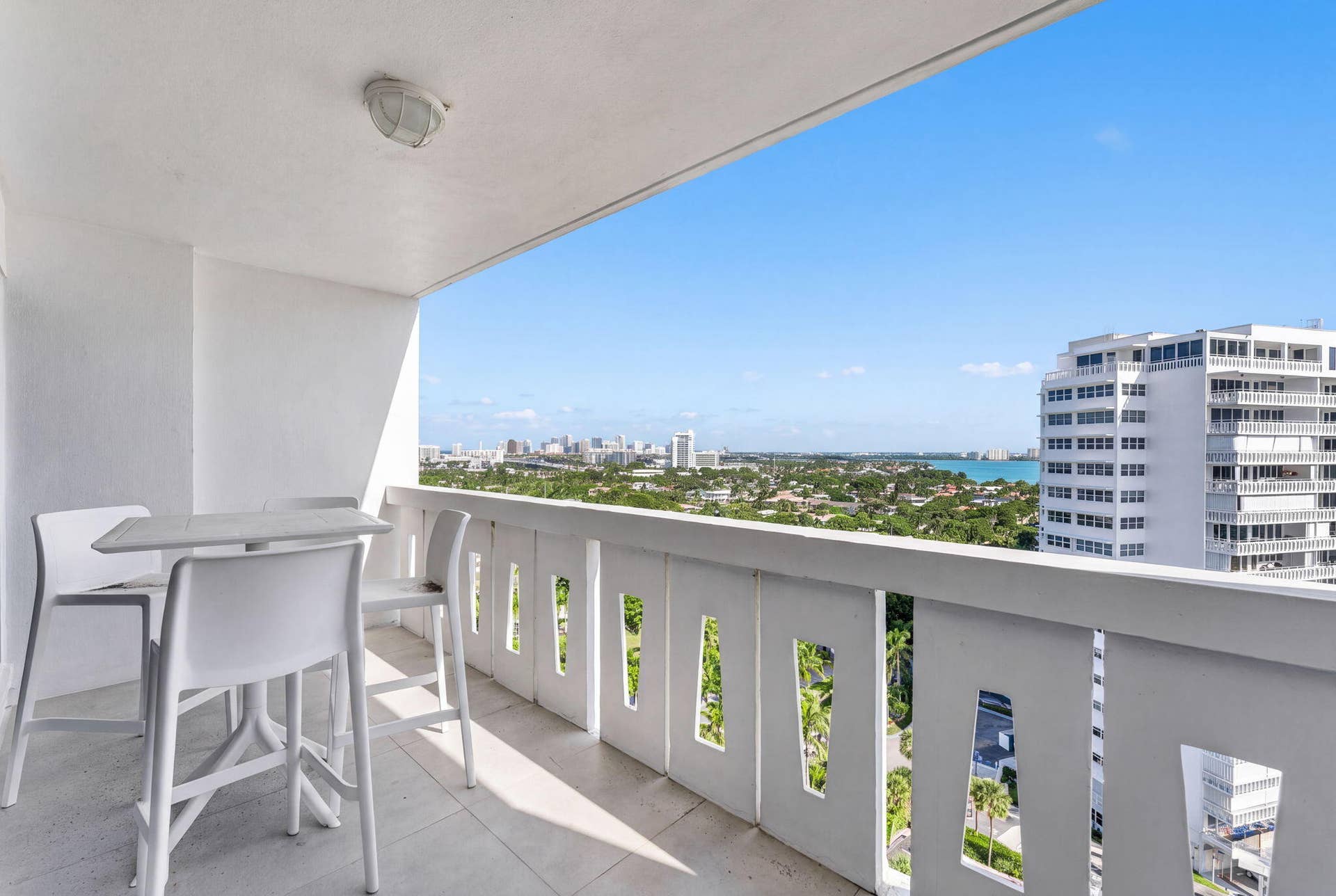 2100 S Ocean Drive, #15E, Fort Lauderdale, FL 33316 Balcony View