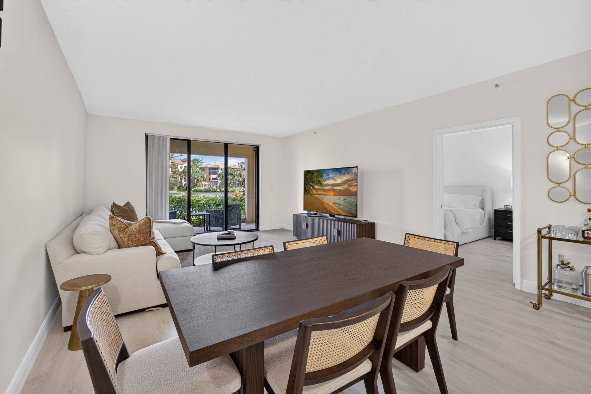 300 UNO LAGO Drive, #104, Juno Beach, FL 33408 Dining/Living Area
