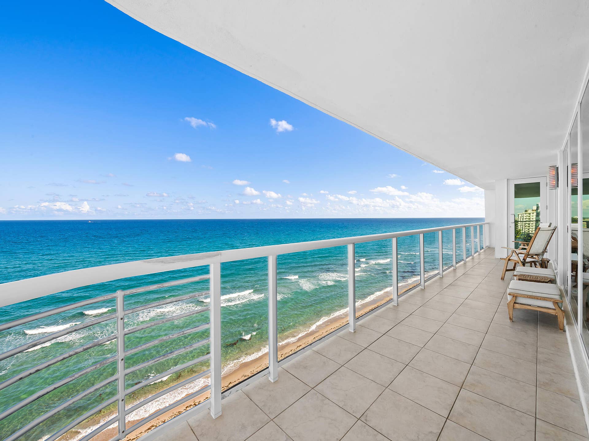 3505 S Ocean Boulevard, #10N, Highland Beach, FL 33487 Directly East Wrap around balcony