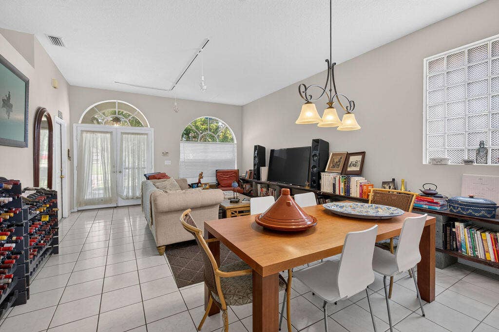 740 Lake Wellington Drive, Wellington, FL 33414 Dining and Front Living Space