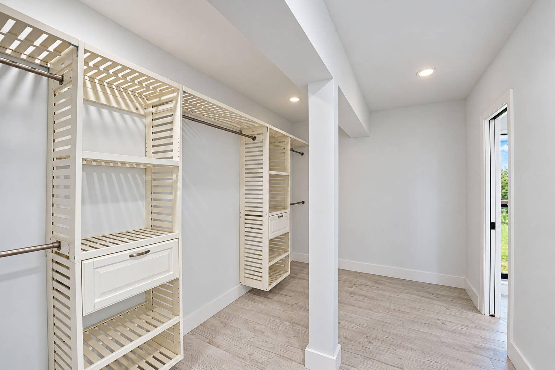 Primary walk in closet