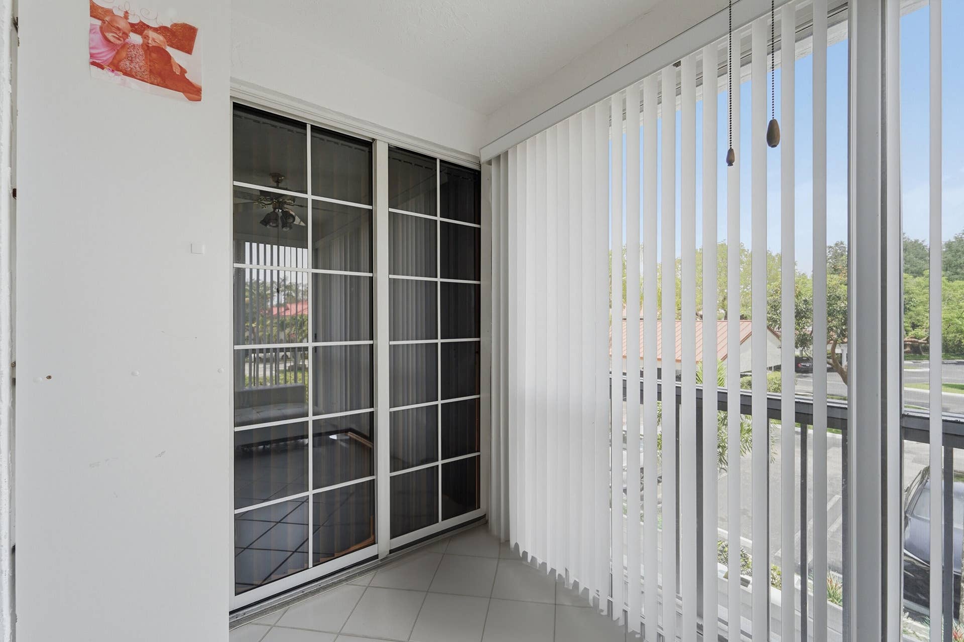 Second Enclosed Balcony (Front) - leads off the kitchen