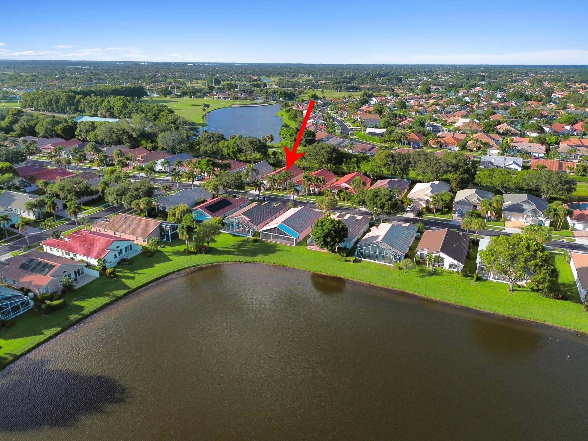 12788 Coral Lakes Drive, Boynton Beach, FL 33437 47 drone 13 - arrows
