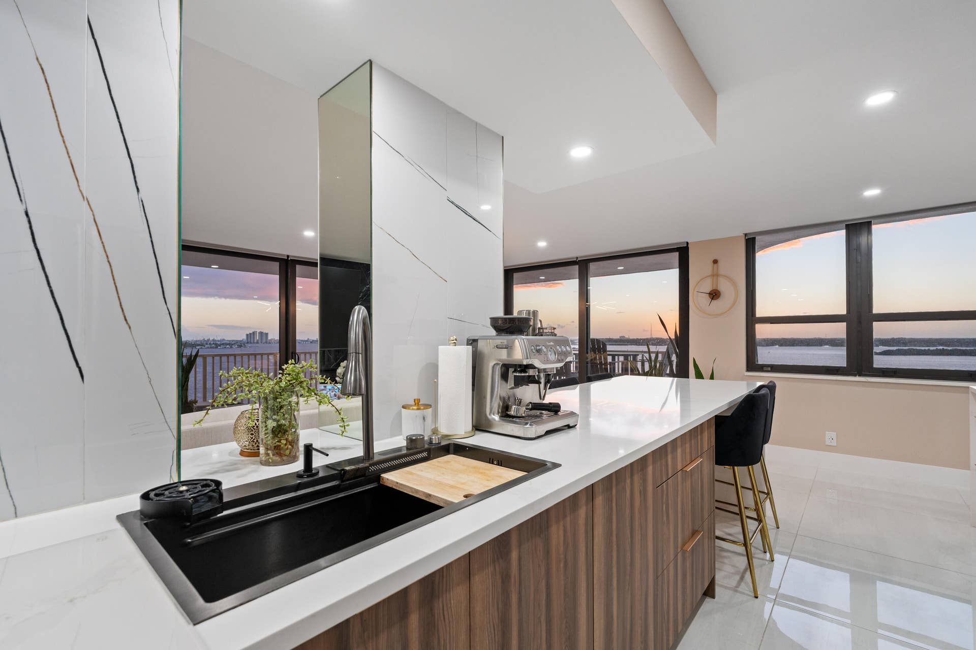 Kitchen during Sunset