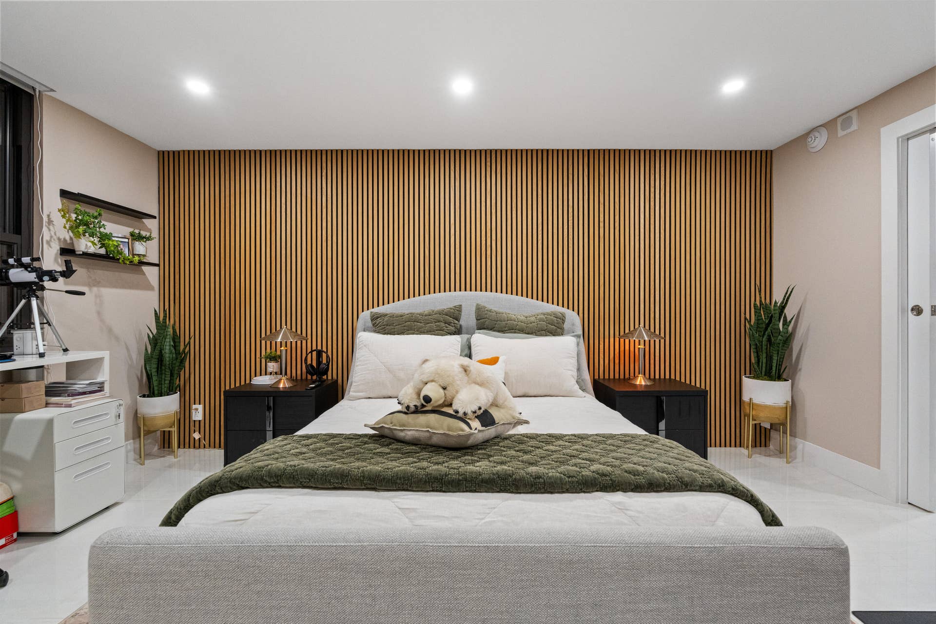 Guest Bedroom at Night
