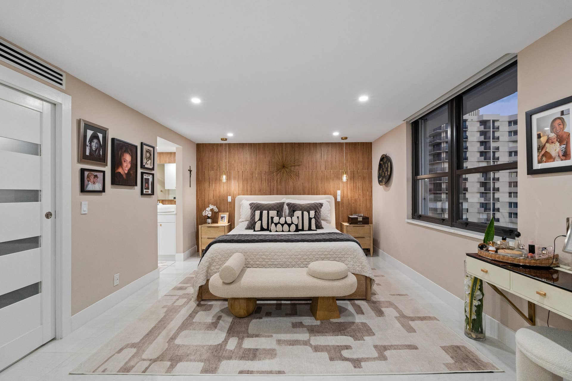 Master Bedroom during Sunset