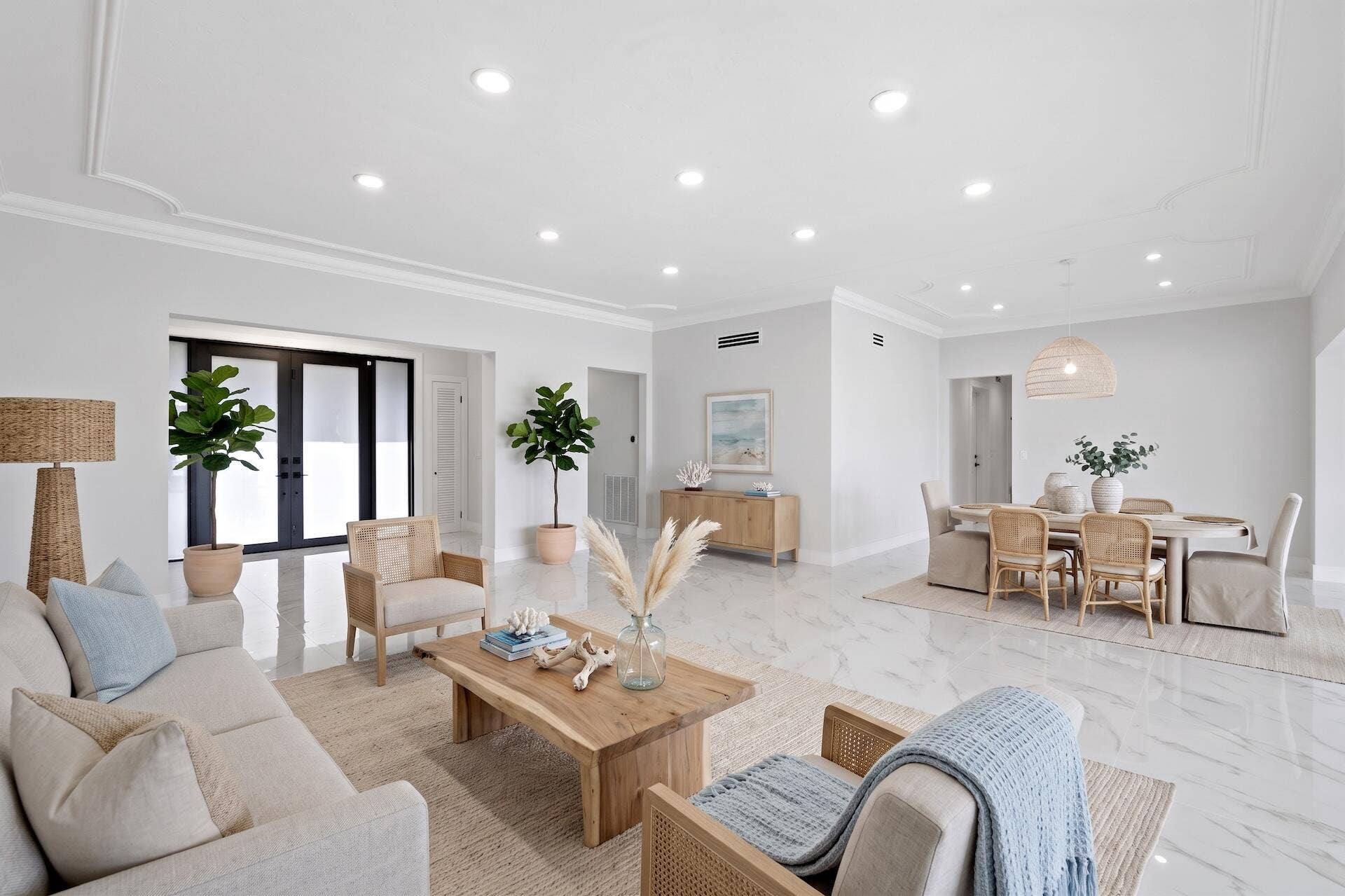 1210 Bimini Lane, Singer Island, FL 33404 Living Room Staged