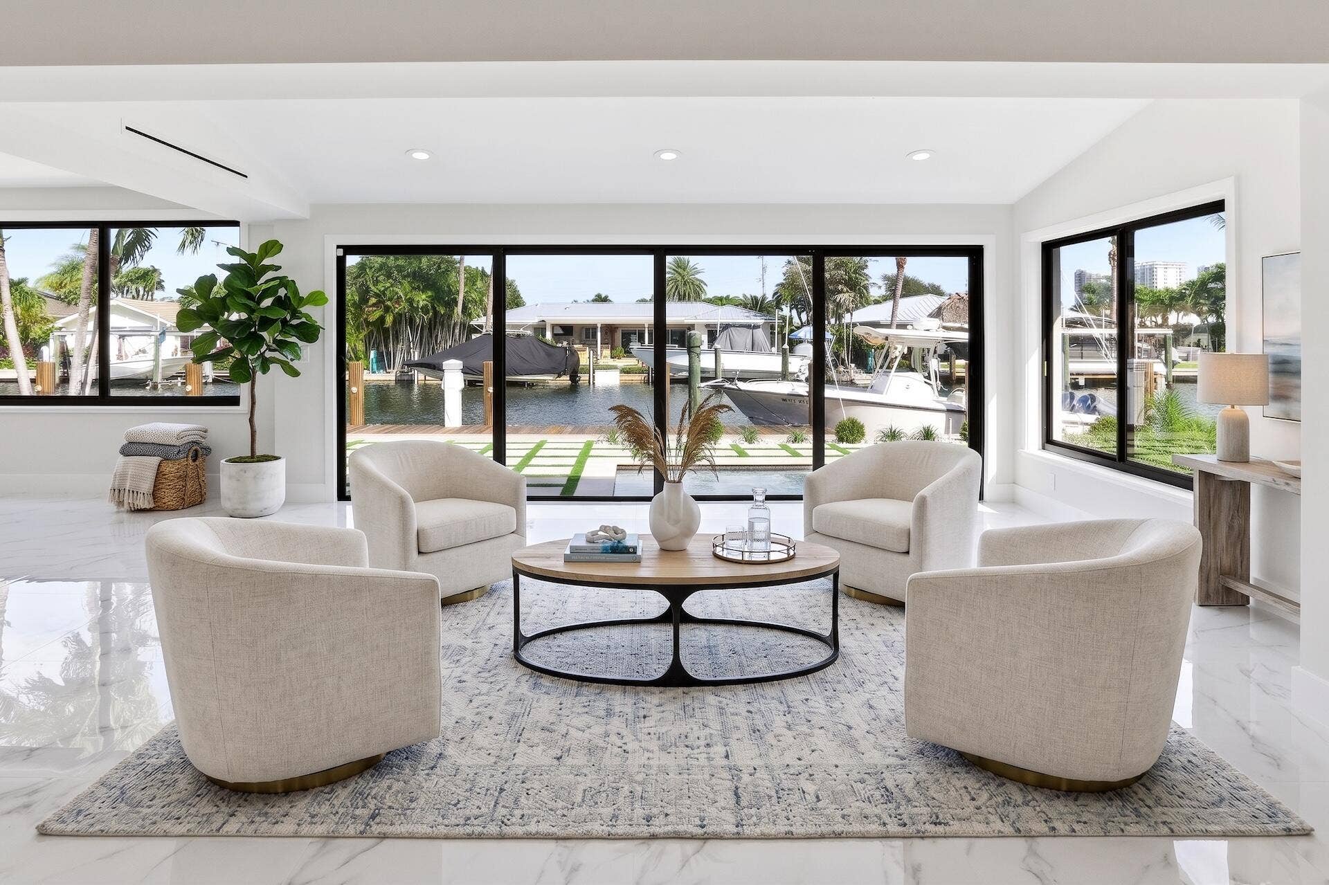1210 Bimini Lane, Singer Island, FL 33404 Family Room Staged