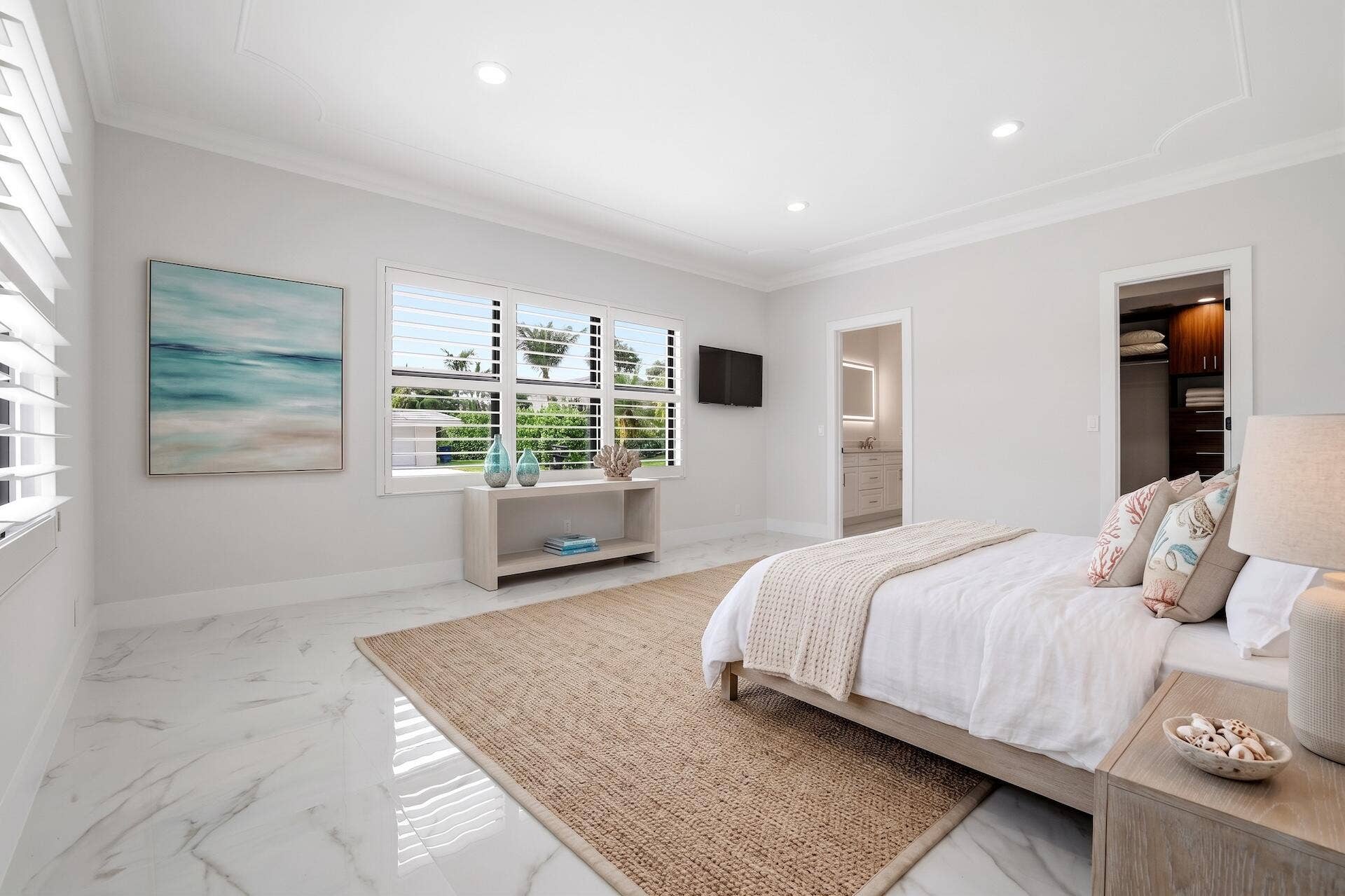 1210 Bimini Lane, Singer Island, FL 33404 Primary Bedroom Staged