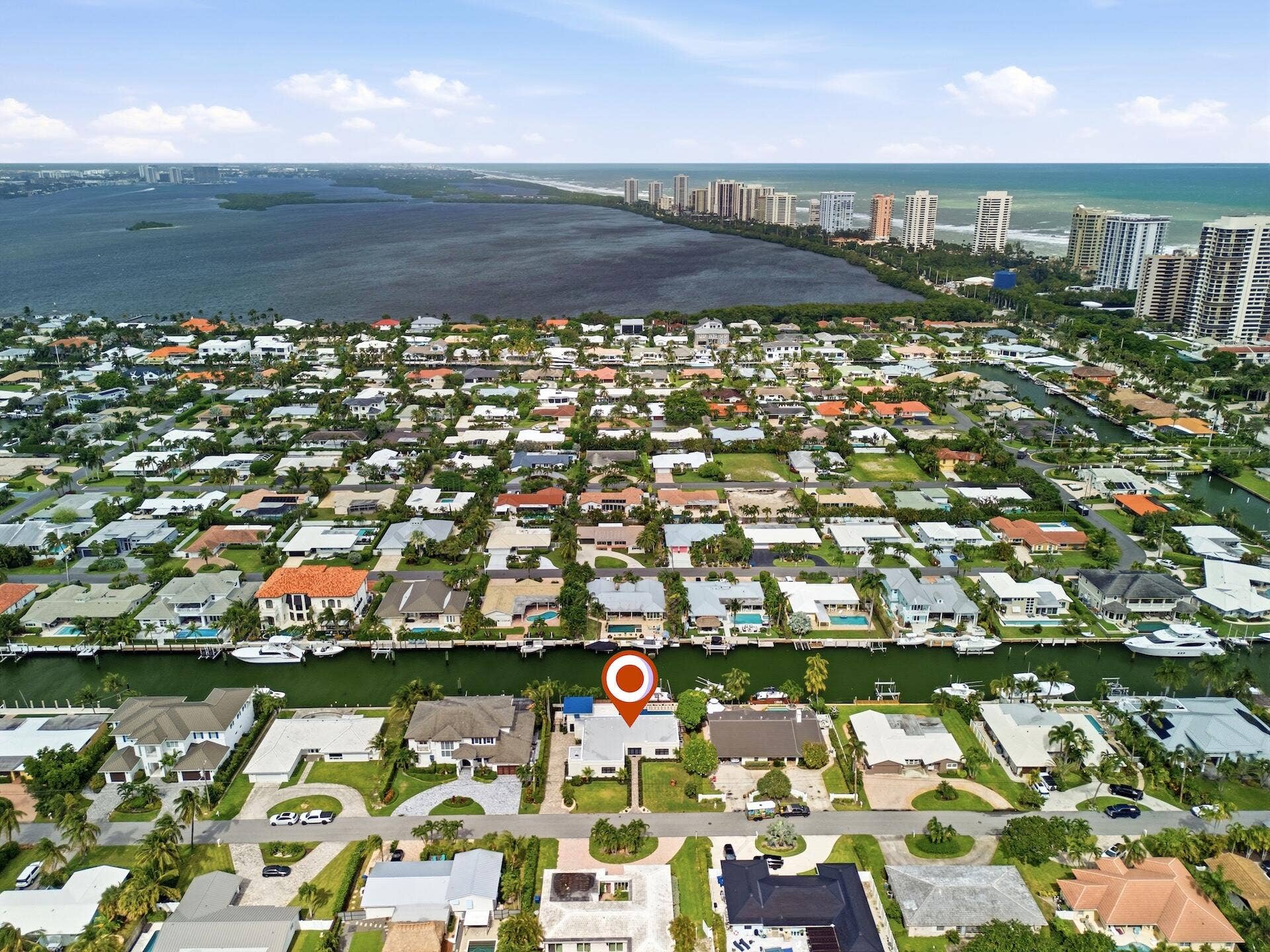 1210 Bimini Lane, Singer Island, FL 33404 Aerial Neighborhood