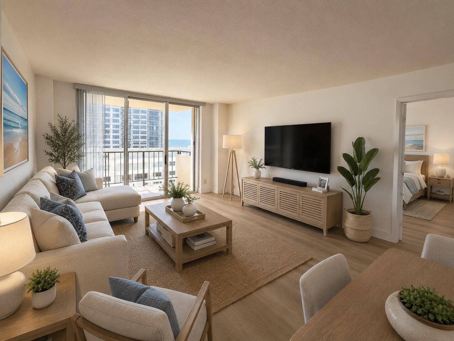 1900 S OCEAN Boulevard, #10G, Lauderdale-By-The-Sea, Lauderdale By The Sea, FL 33062 Stage living room