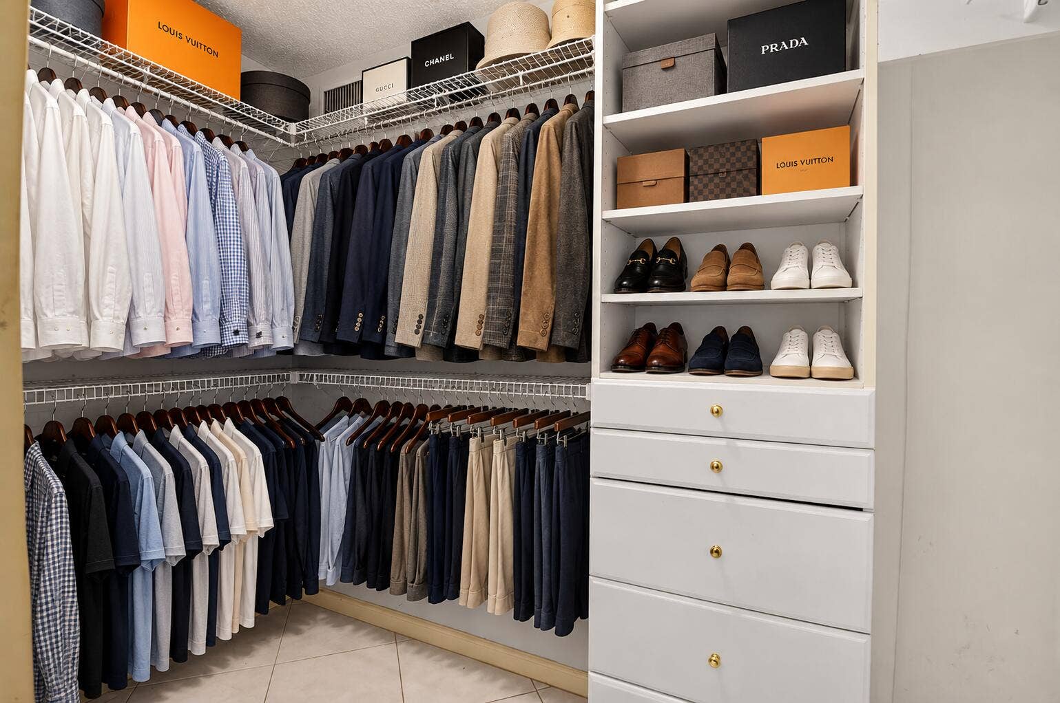 10871 Lake Front Place, Boca Raton, FL 33498 Custom Closet
