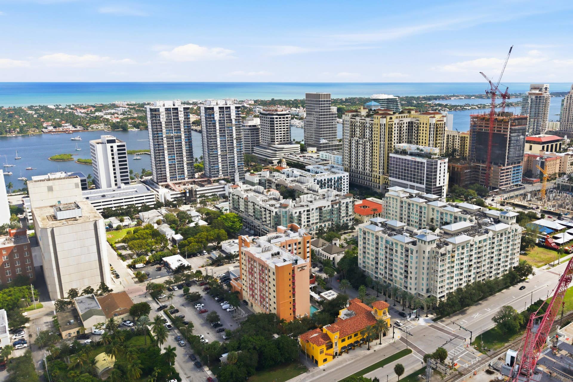 600 S Dixie Highway, #211, West Palm Beach, FL 33401 43 - Aerial Downtown
