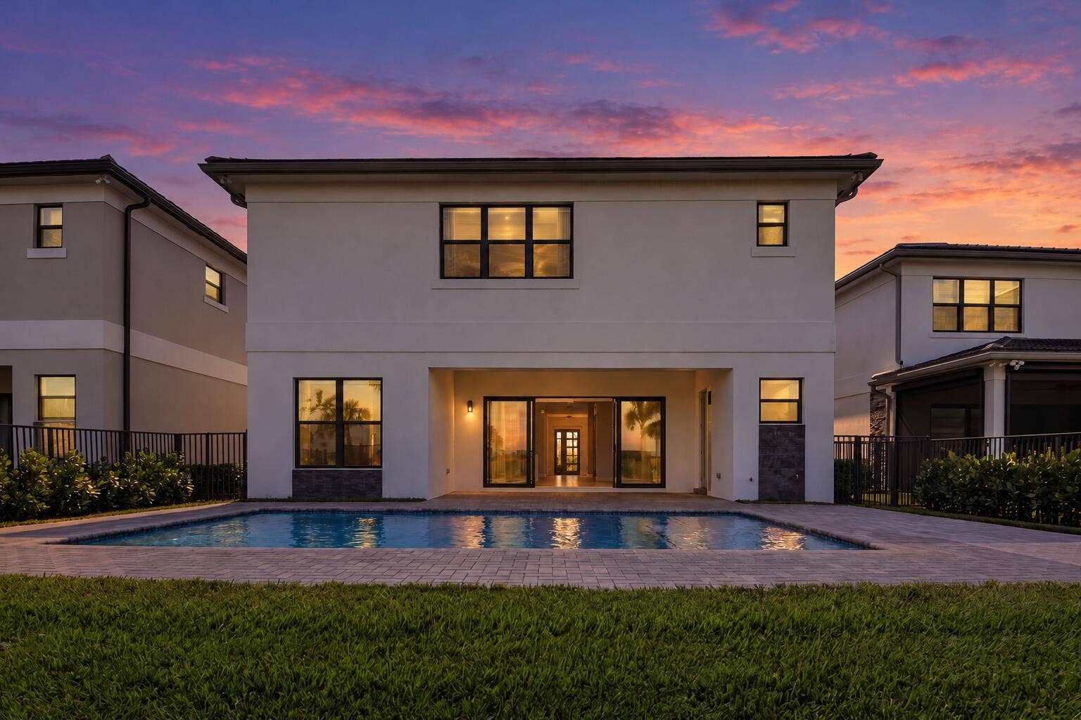 Backyard Sunset