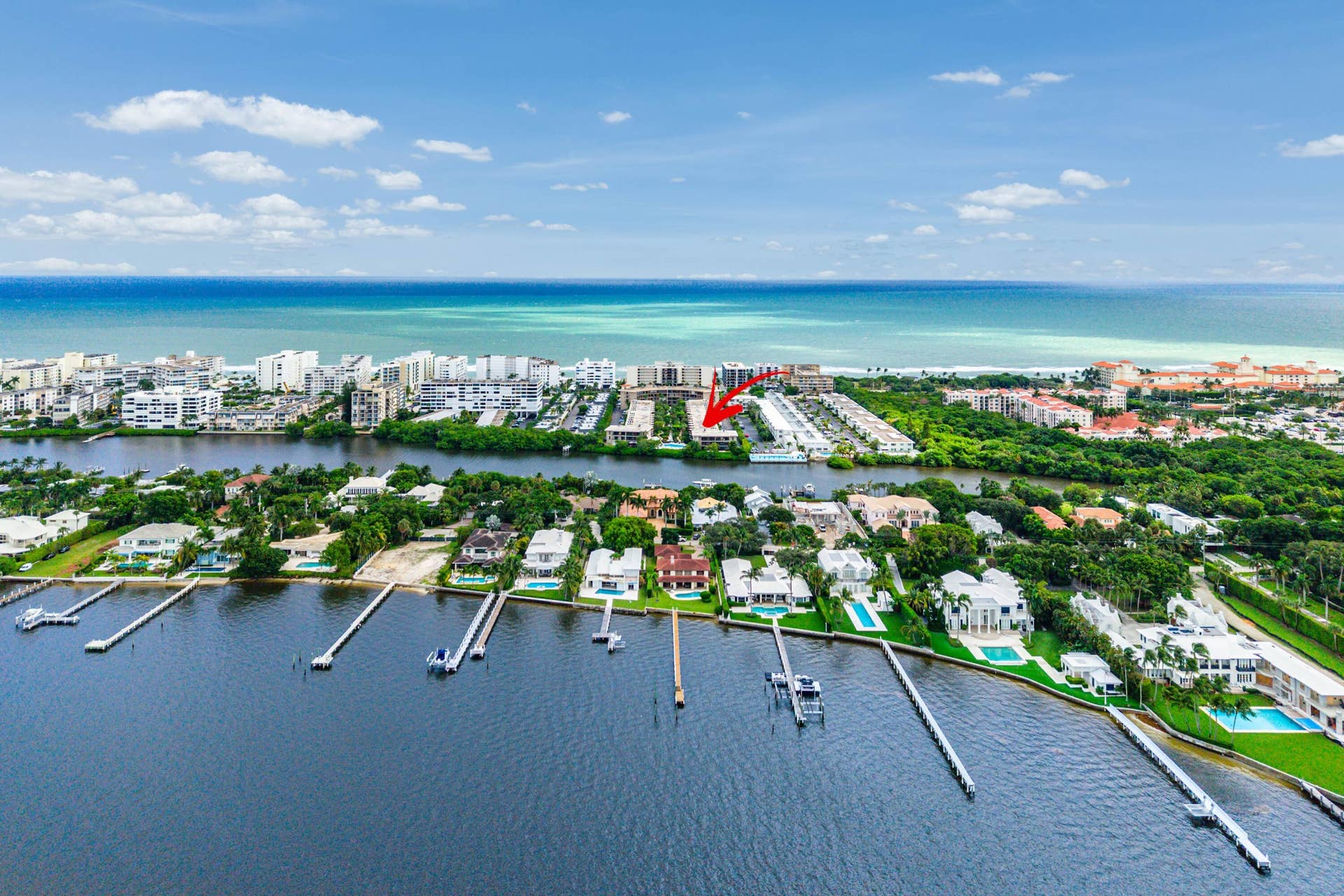 3605 S Ocean Boulevard, #318, South Palm Beach, FL 33480 aerial-arrow-v1