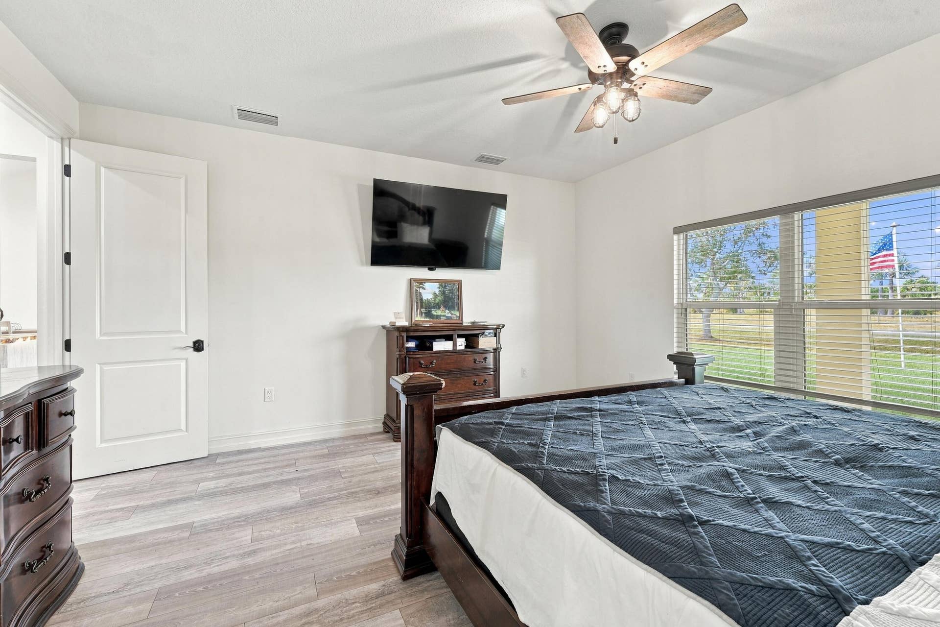 8700 SW 2nd Street, Okeechobee, FL 34974 Bright Bedroom with Backyard Views