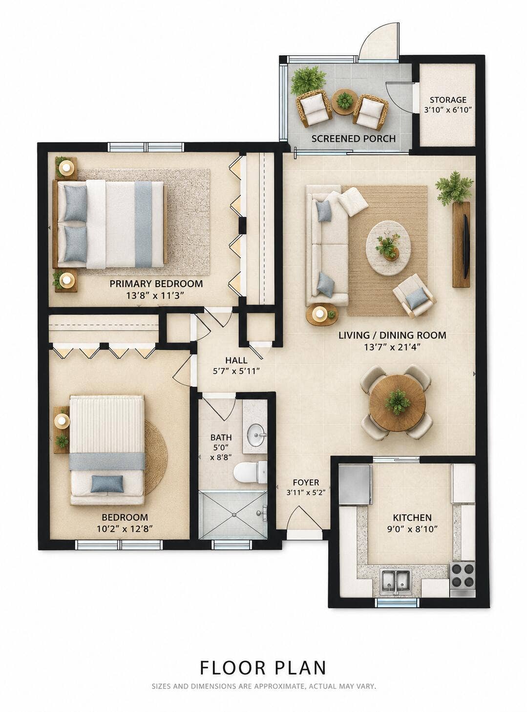 Virtual Rendering, Kitchen varies