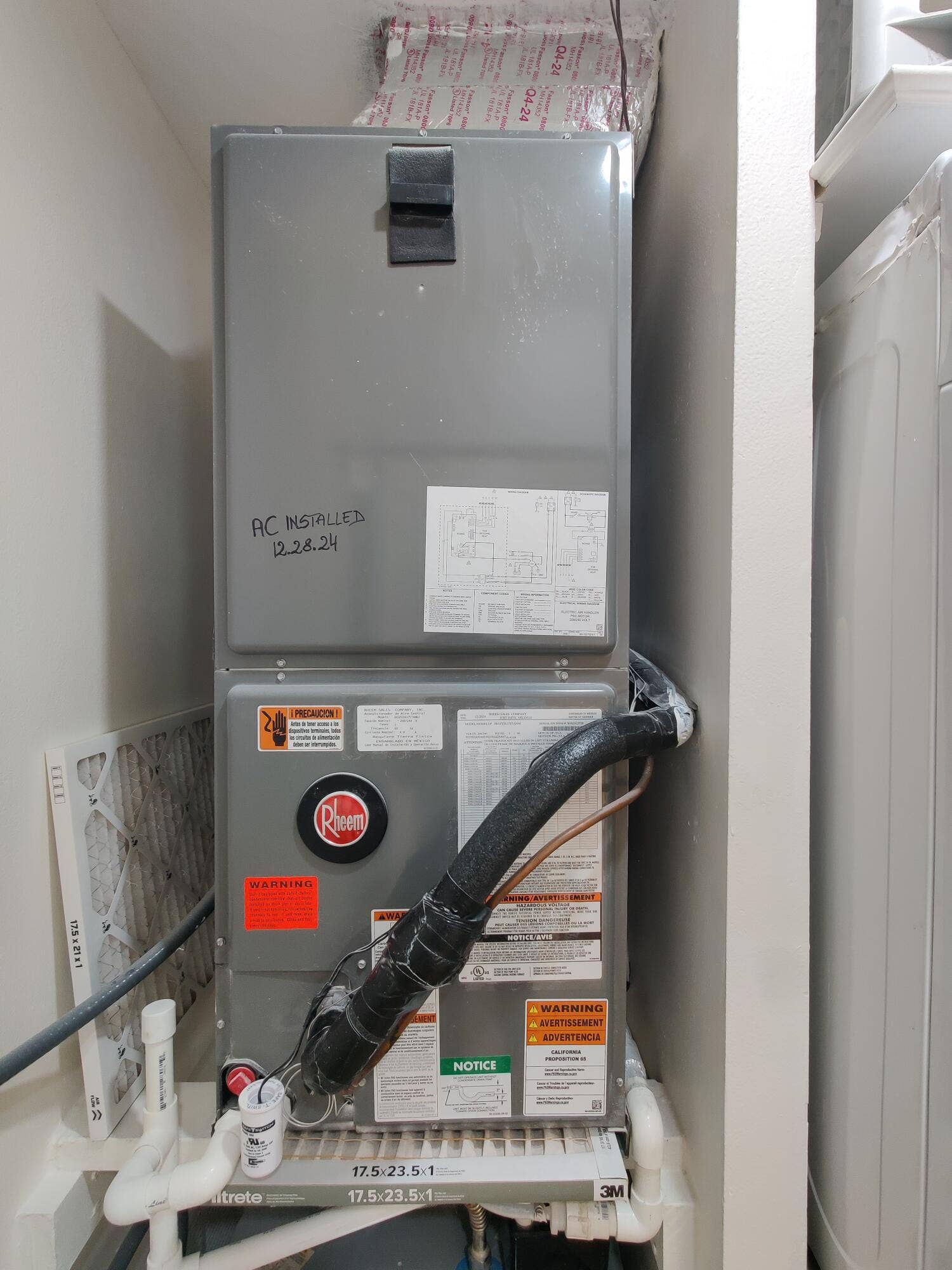 2700 S OAKLAND FOREST Drive, #603, Oakland Park, FL 33309 Upgraded central air conditioning unit with documented 2024 installation date