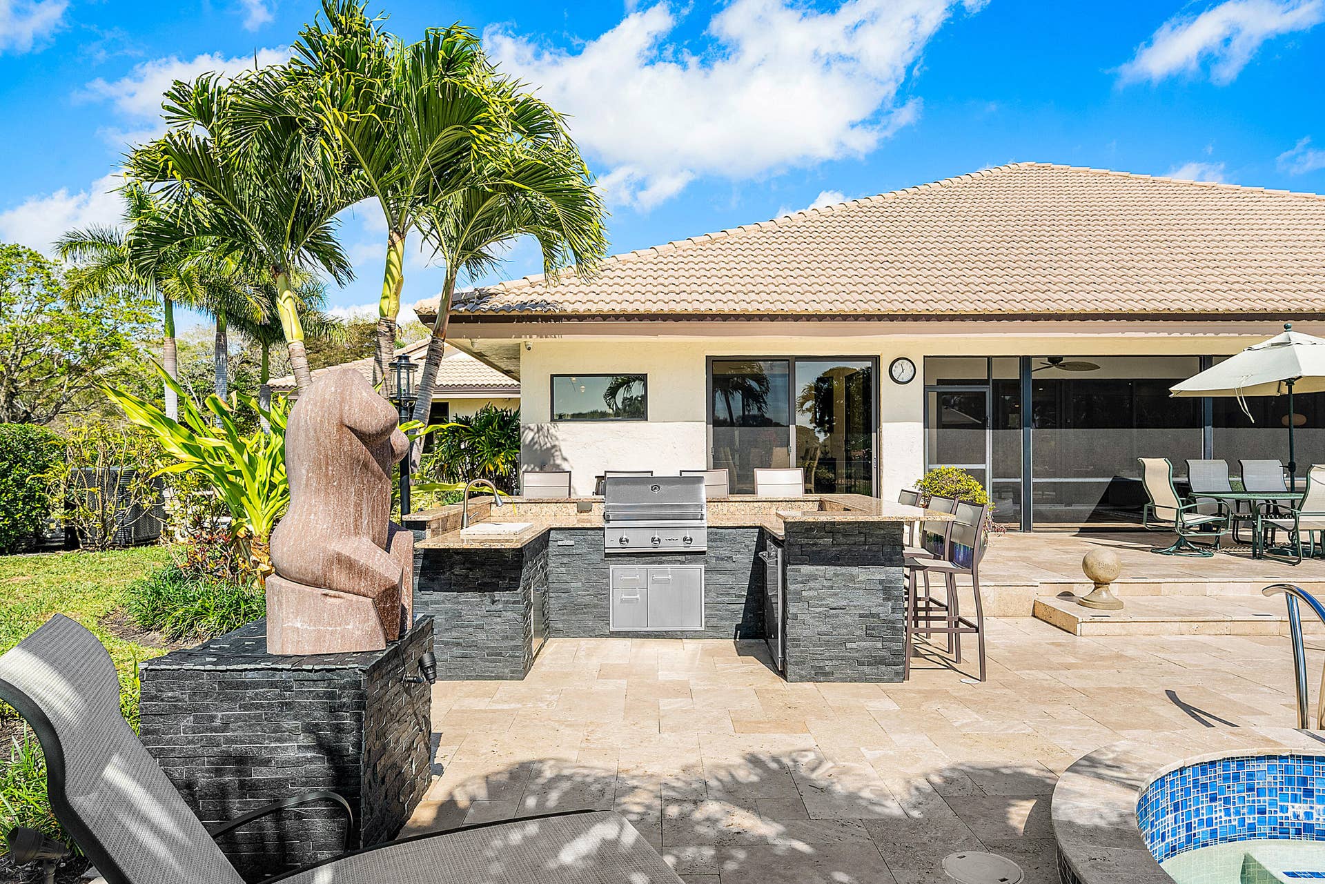 5221 Estates Drive, Delray Beach, FL 33445 Outdoor Kitchen
