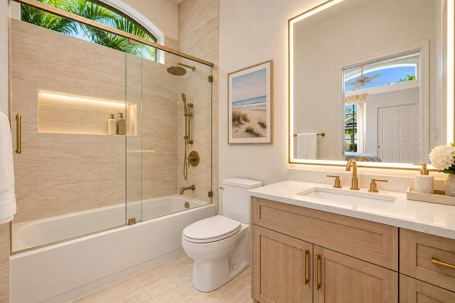 12563 MALLET Circle, Wellington, FL 33414 Virtually staged second en-suite bathroom