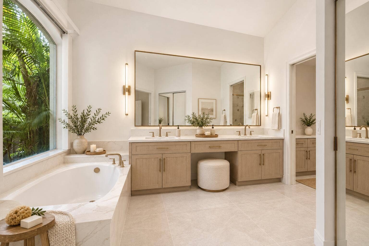 12563 MALLET Circle, Wellington, FL 33414 Virtually staged primary en-suite bathroom