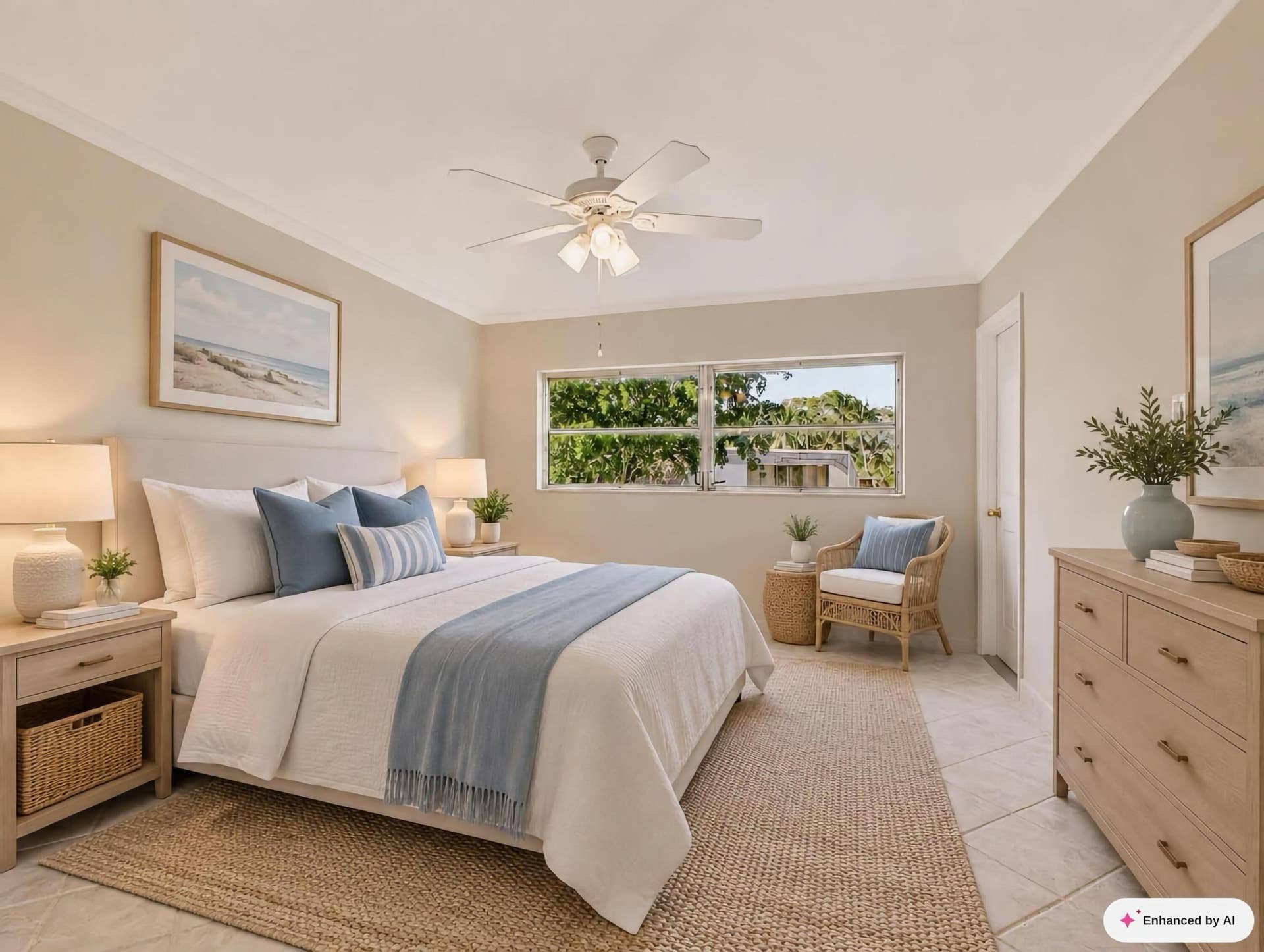 1425 ATLANTIC SHORES Boulevard, #307, Hallandale Beach, FL 33009 Bedroom Staged
