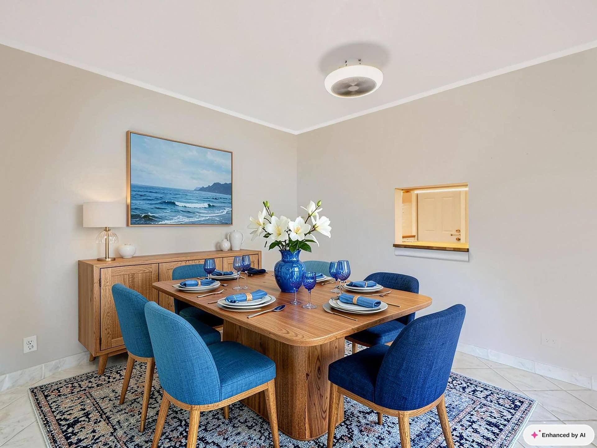 1425 ATLANTIC SHORES Boulevard, #307, Hallandale Beach, FL 33009 Dining Staged