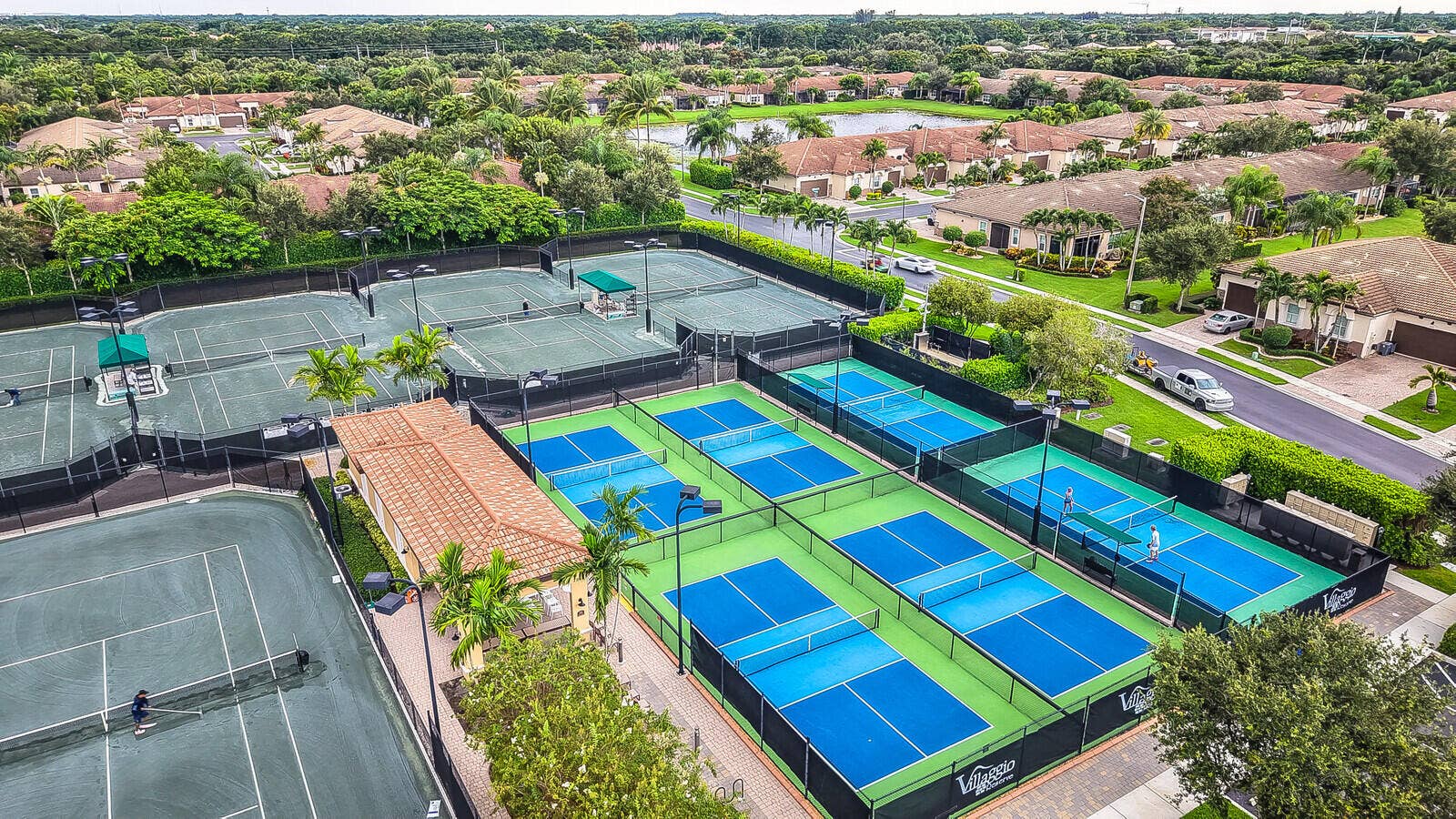 14982 Barletta Way, Delray Beach, FL 33446 Aerial Tennis Courts
