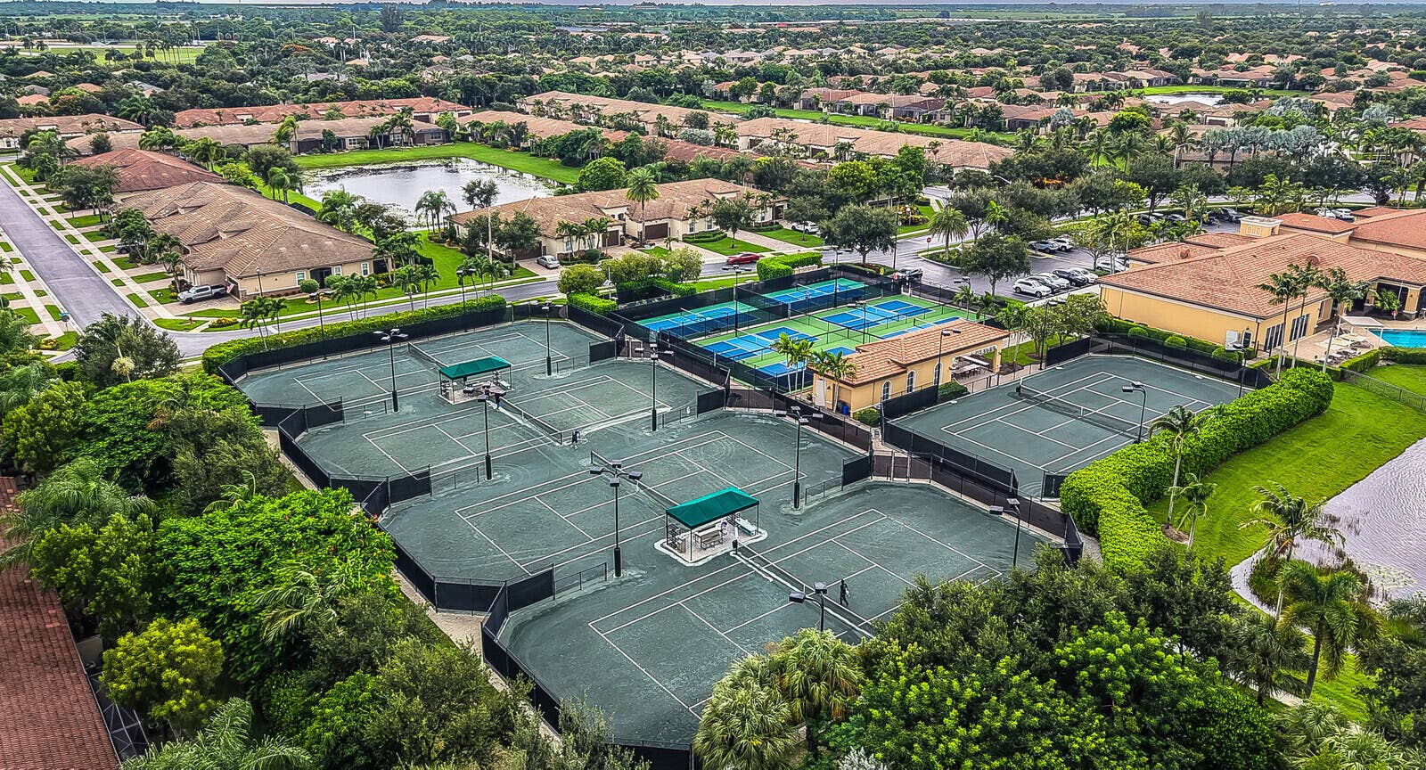 14982 Barletta Way, Delray Beach, FL 33446 Aerial Tennis Courts