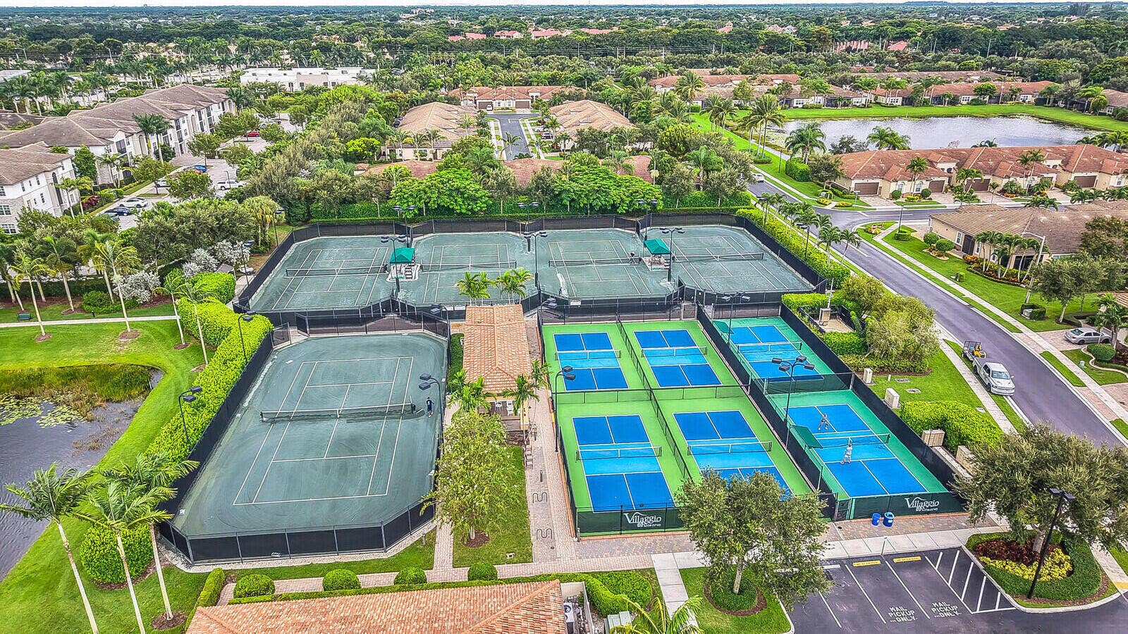 14982 Barletta Way, Delray Beach, FL 33446 Aerial Tennis Courts