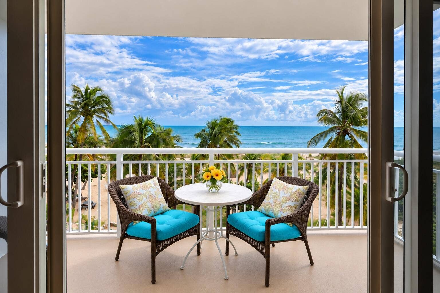 710 N OCEAN Boulevard, #307, Pompano Beach, FL 33062 7. Balcony 3a