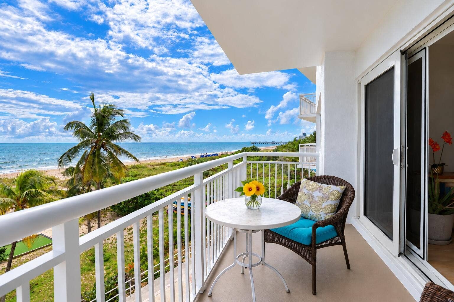 710 N OCEAN Boulevard, #307, Pompano Beach, FL 33062 7. Balcony 1a