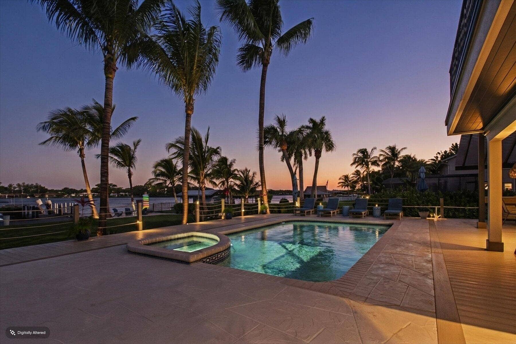 2092 CIRCLE PLACE Drive, Lake Worth, FL 33462 Twilight Pool