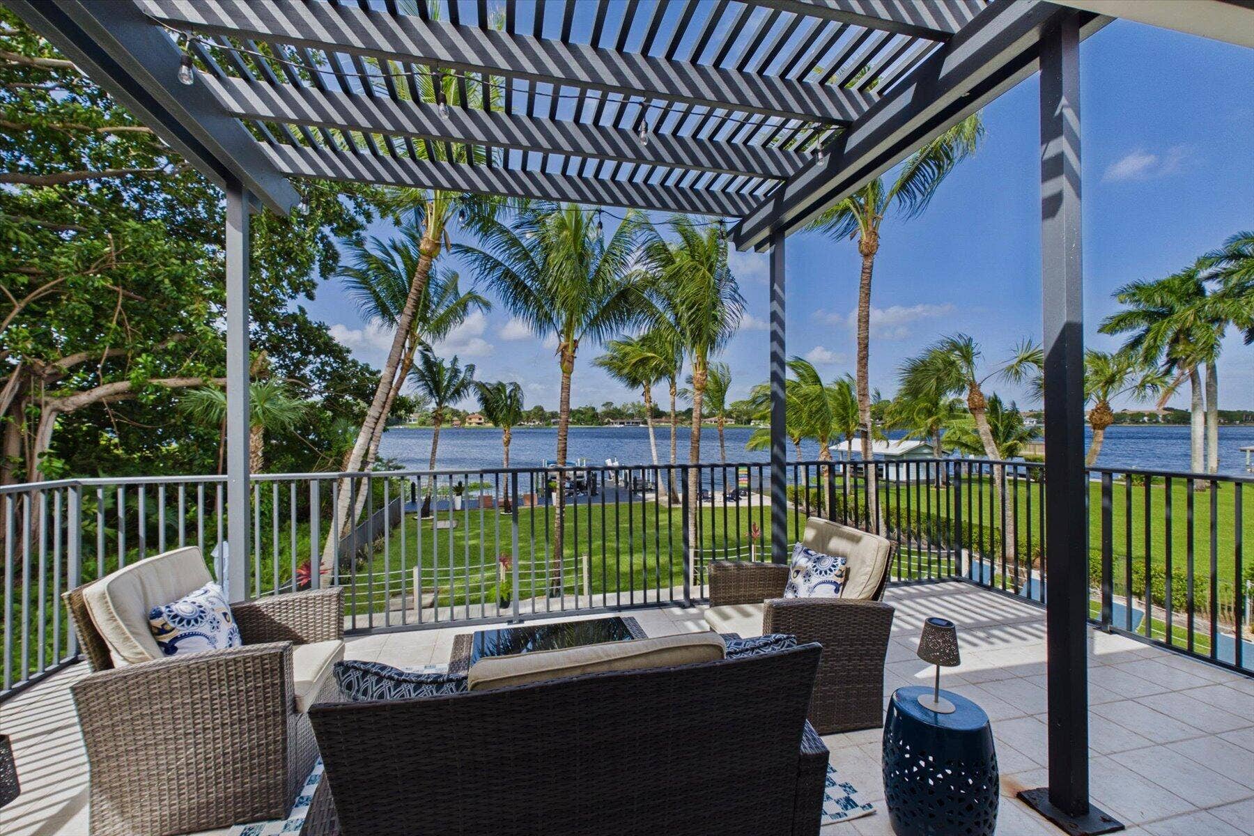 2092 CIRCLE PLACE Drive, Lake Worth, FL 33462 Balcony off Primary Bedroom